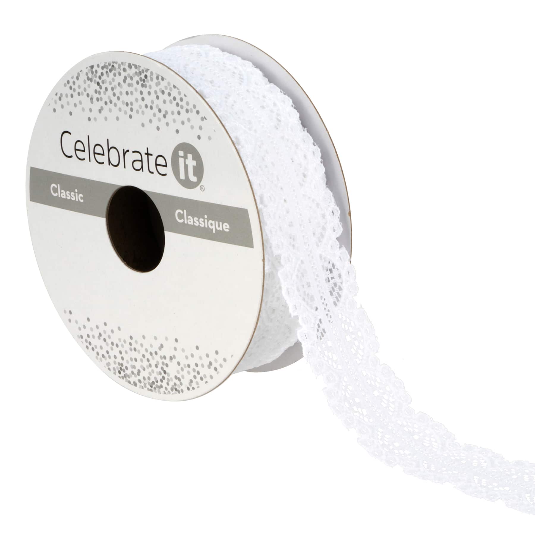 12 Pack: 7/8&#x22; x 3yd. Circle Lace by Celebrate It&#xAE;