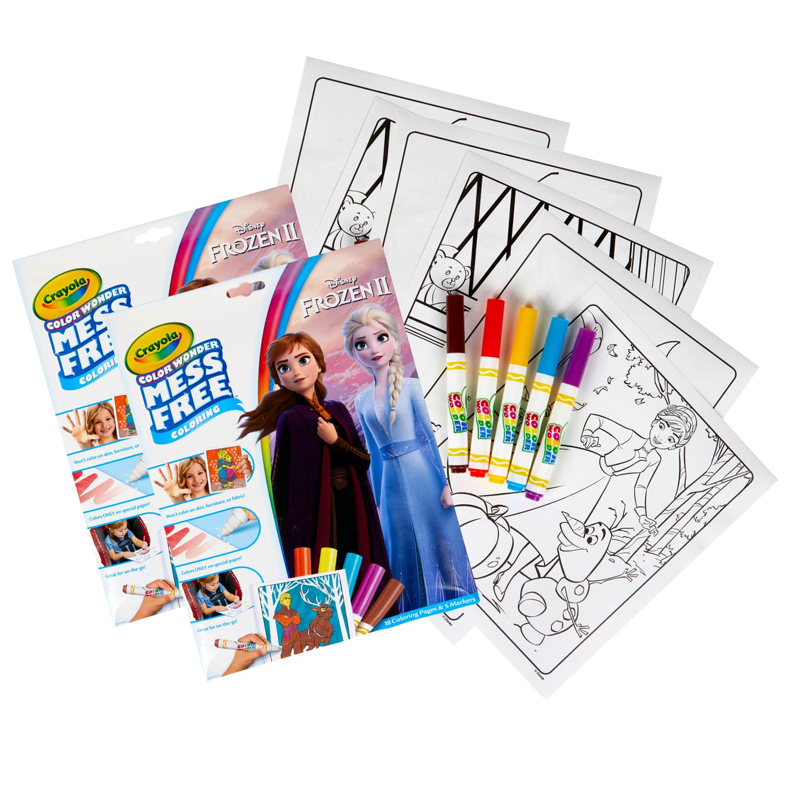 9 Packs: 2 ct. (18 total) Crayola® Color Wonder® Peppa Pig™ Mess Free  Coloring Pad & Markers