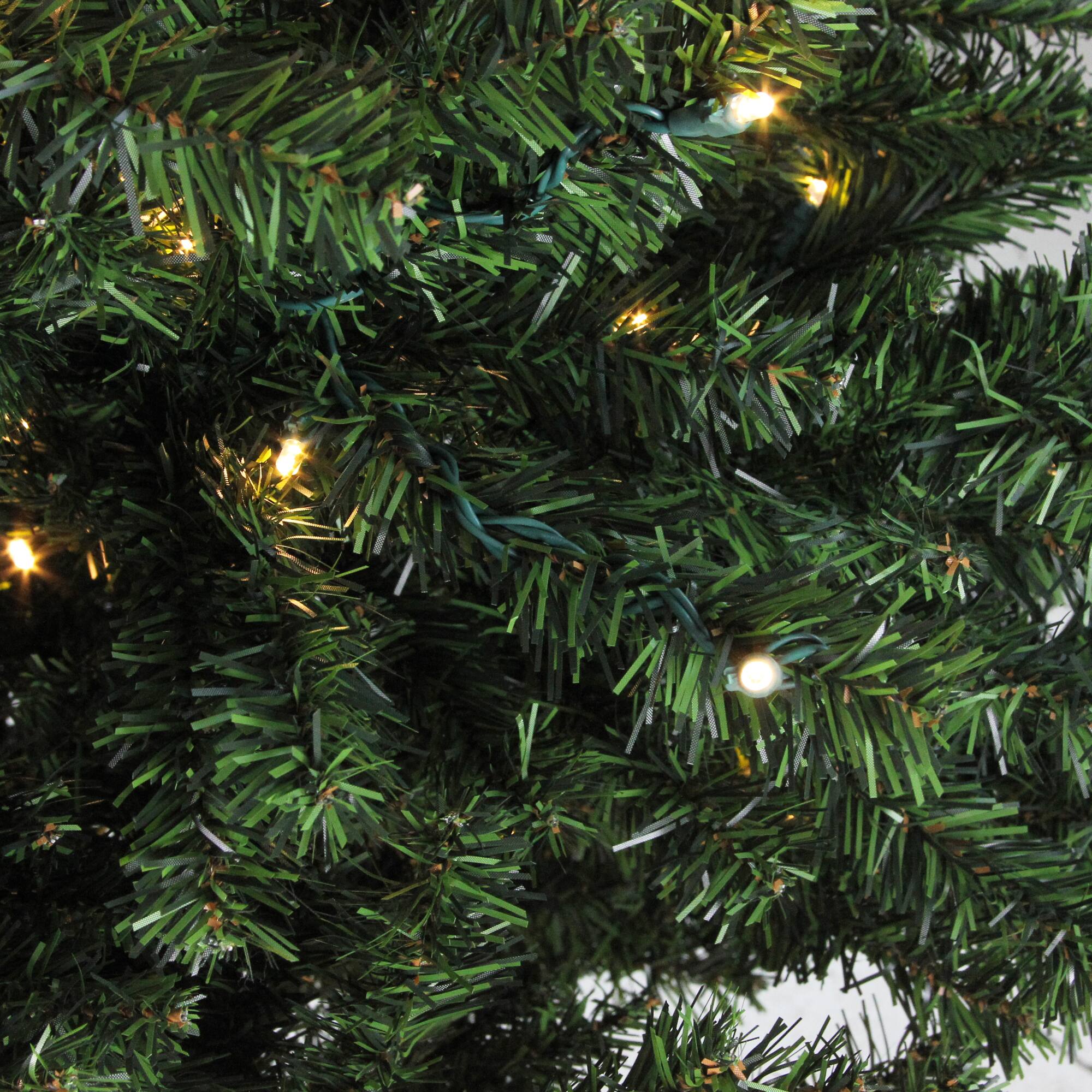5ft. Pre-Lit LED Canadian Pine Artificial Christmas Tree, Candlelight Lights