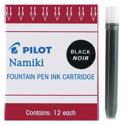 Thornton's Office Supplies Disposable Fountain Pens, Pack of 12 (Fine Point, Black)