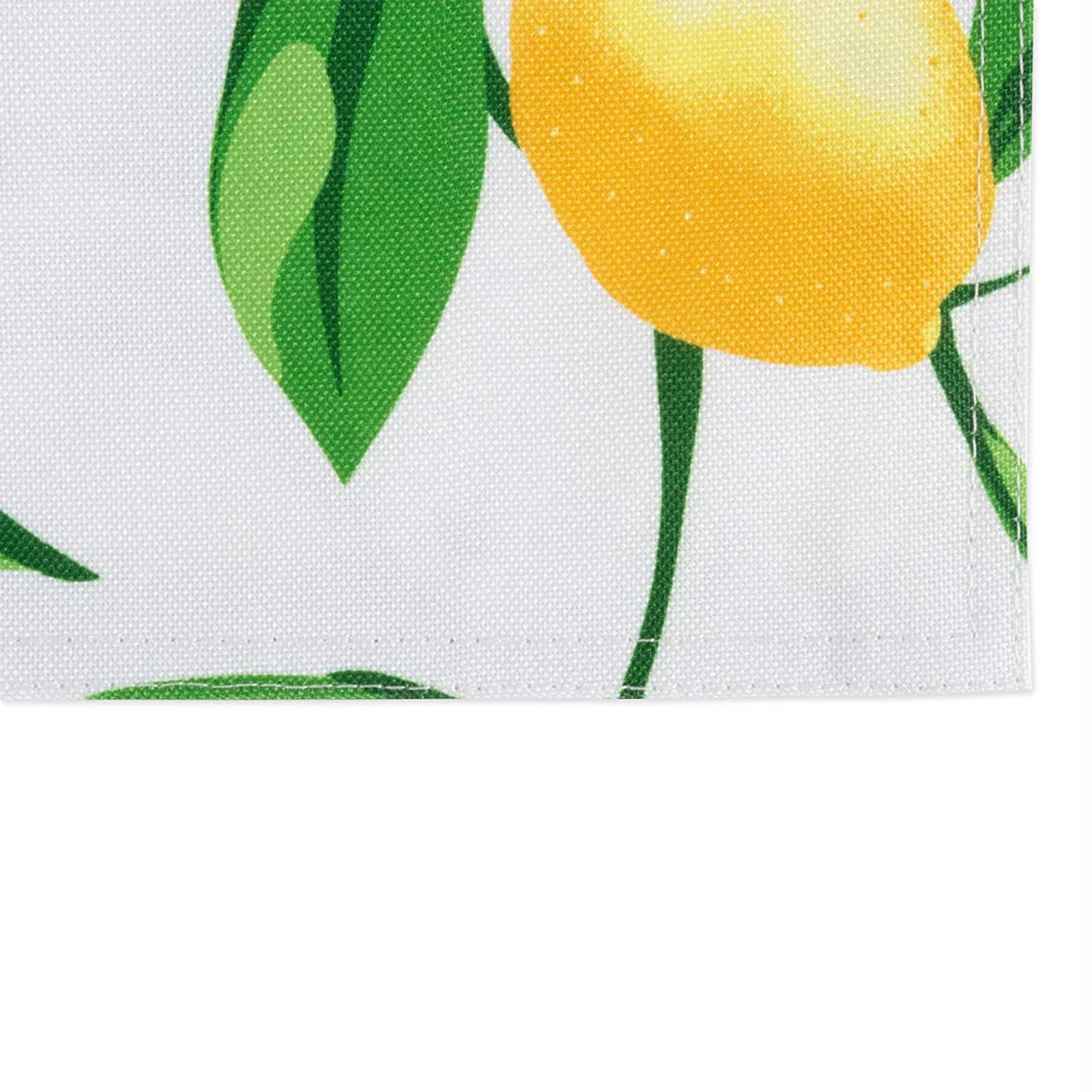 DII® Lemon Bliss Print Outdoor Placemat Set, 6ct.