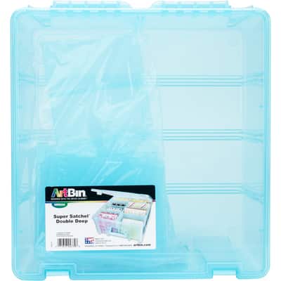 ArtBin® Aqua Mist Super Satchel™ Double Deep Storage Bin with