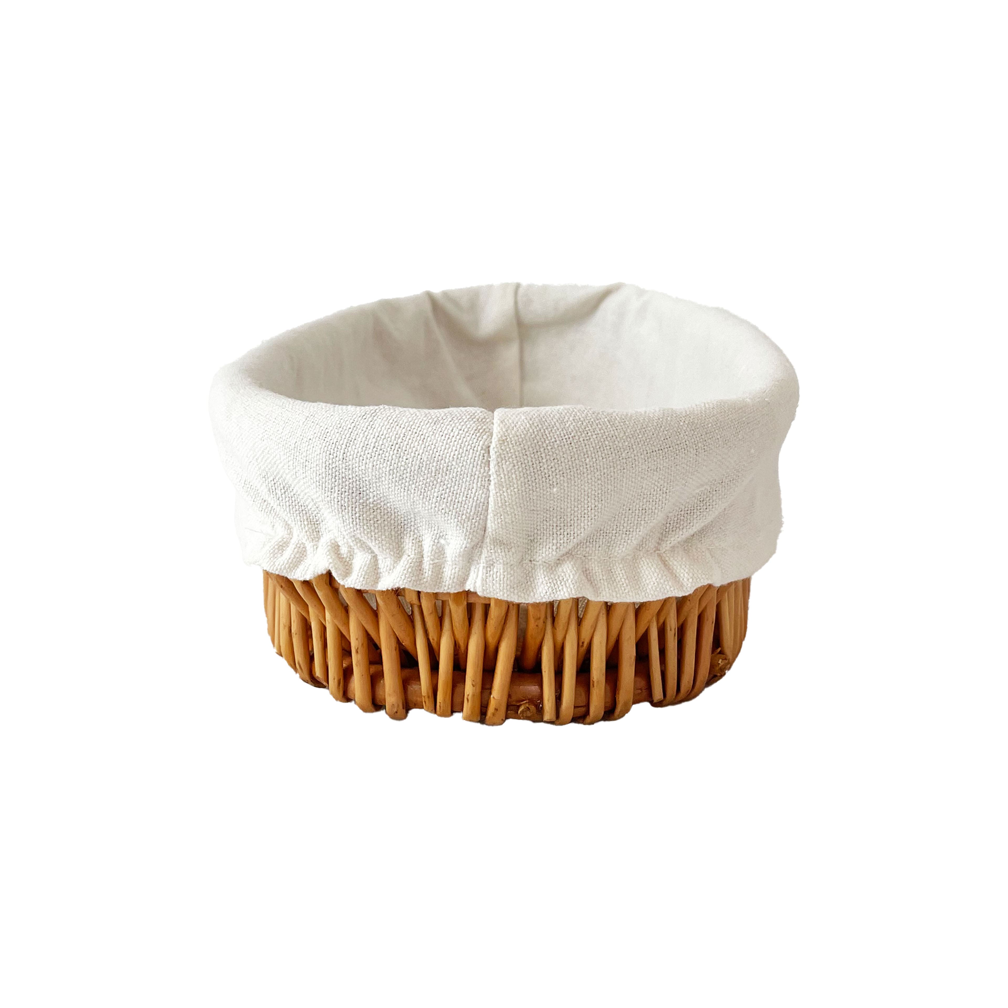 13.75&#x22; Willow Oval Cloth-Lined Bread Basket by Ashland&#xAE;