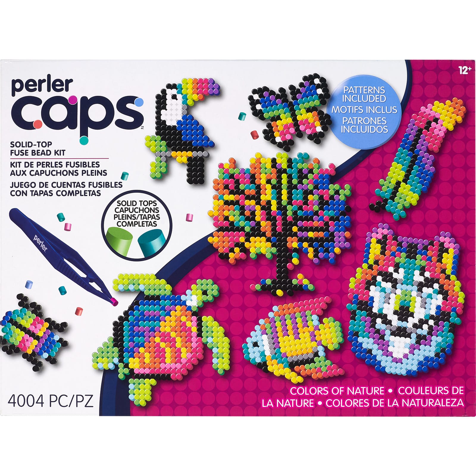 6 Pack: Perler Caps&#x2122; Nature Deluxe Kit