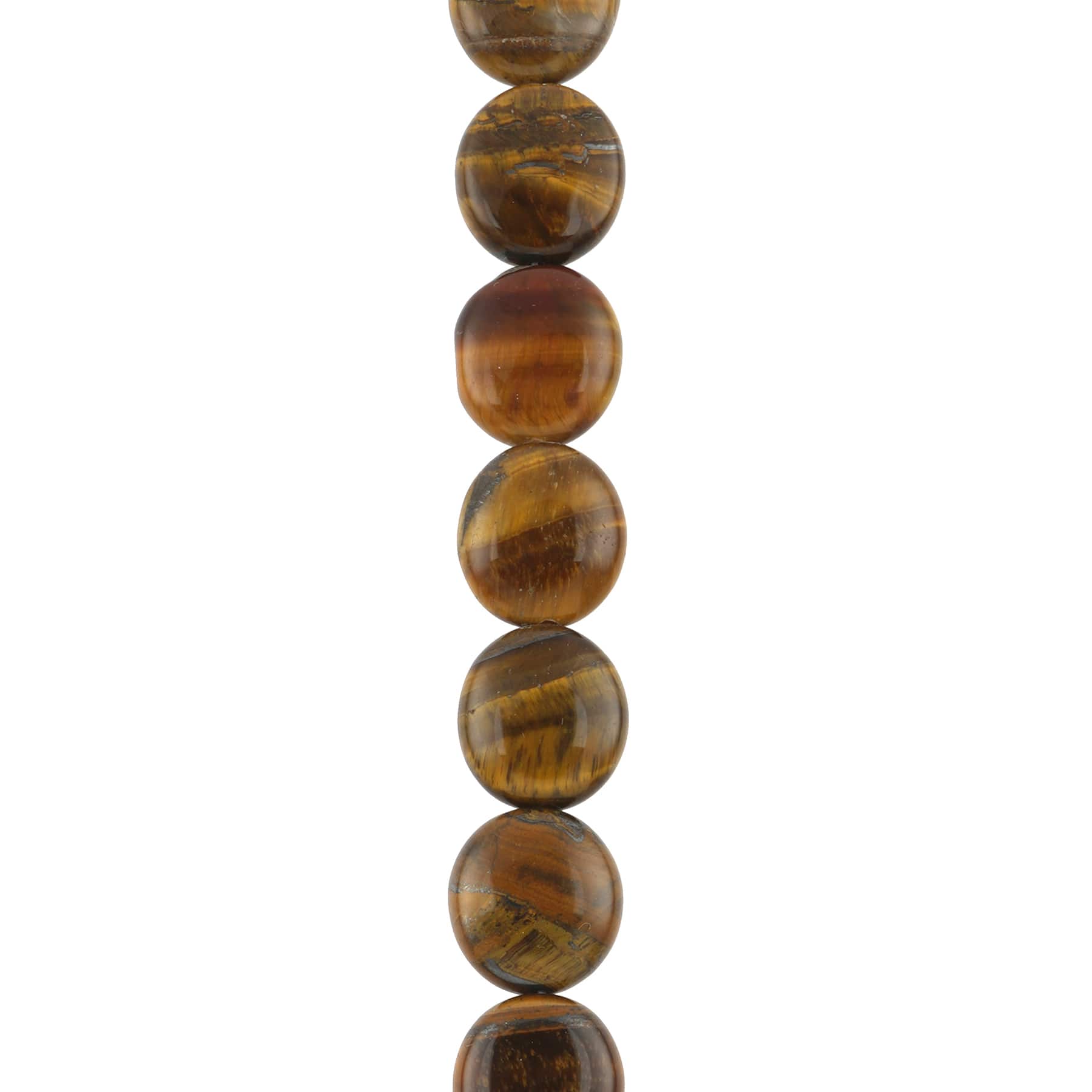 12 Pack: Tiger's Eye Oval Beads, 16mm by Bead Landing™