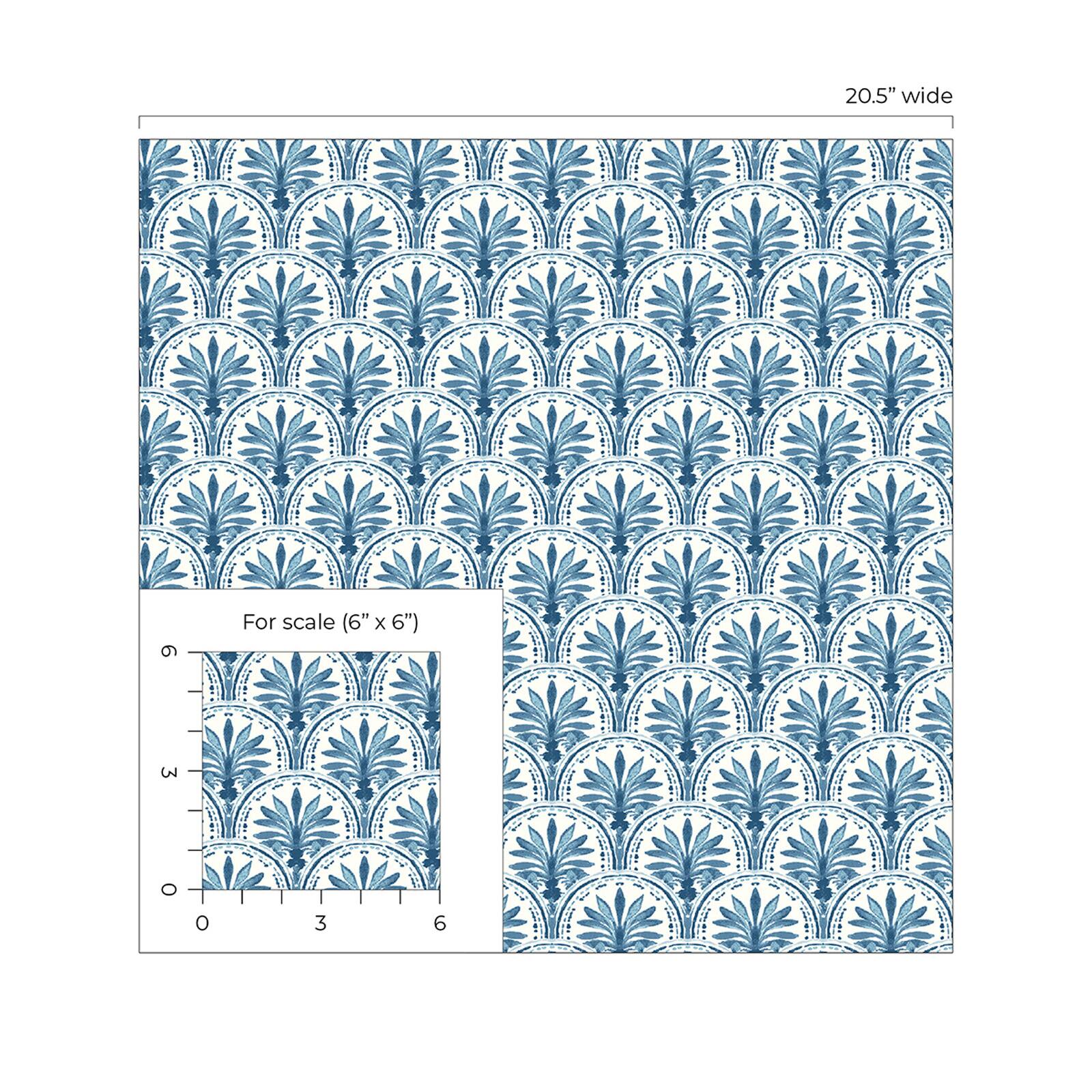 Tommy Bahama Scalloping Peel & Stick Wallpaper