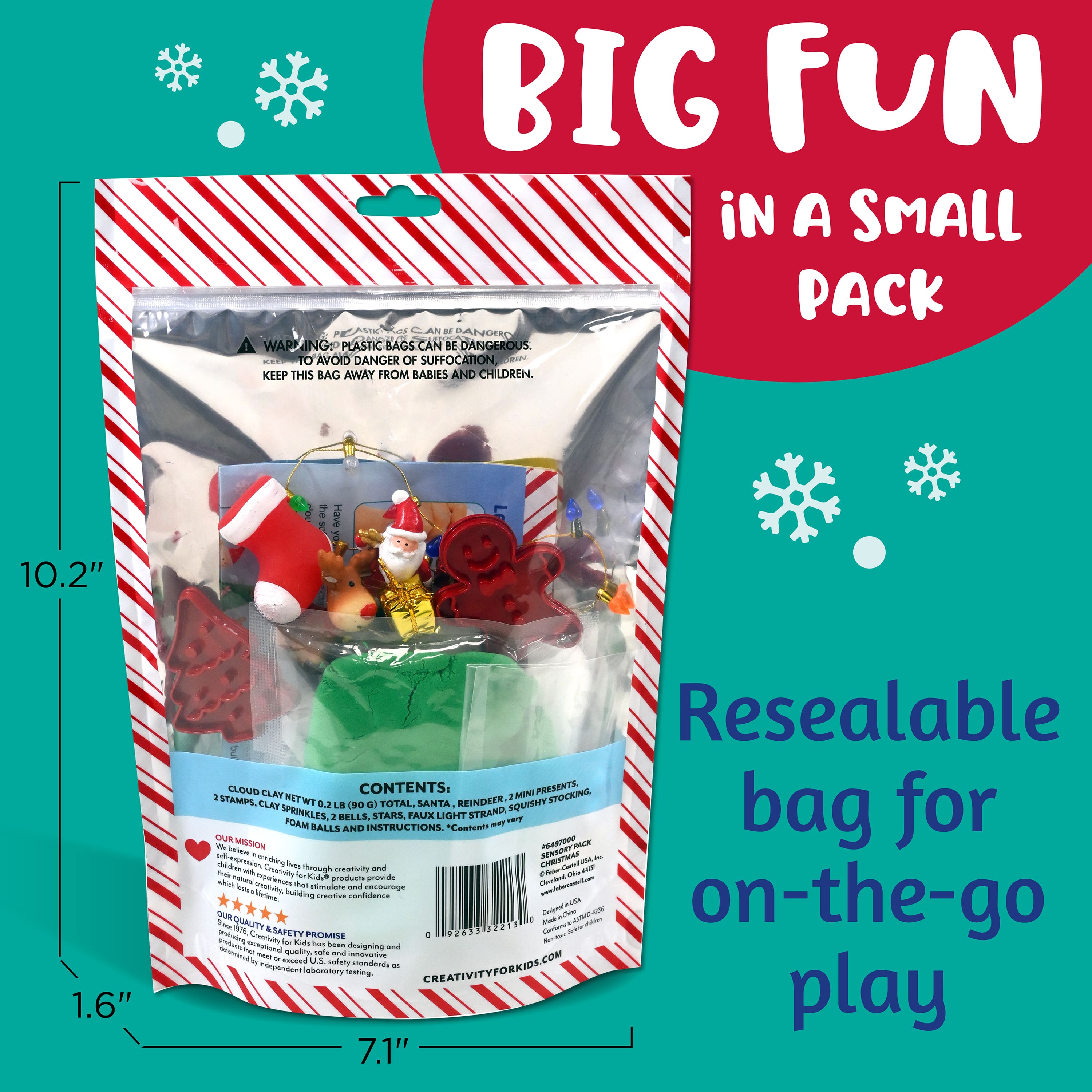 Creativity for Kids® Sensory Pack Christmas