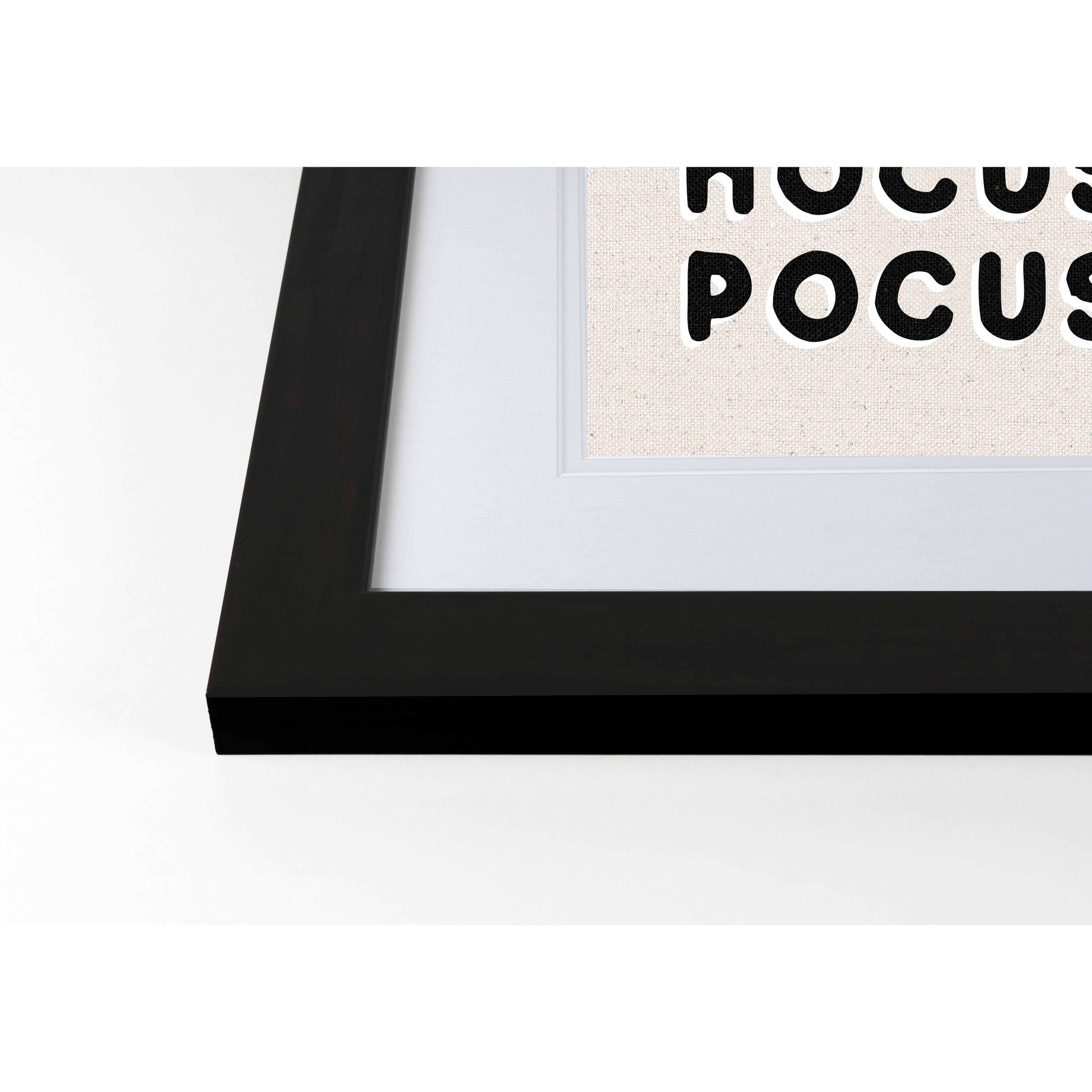 Hocus Pocus Halloween Print in Black Frame