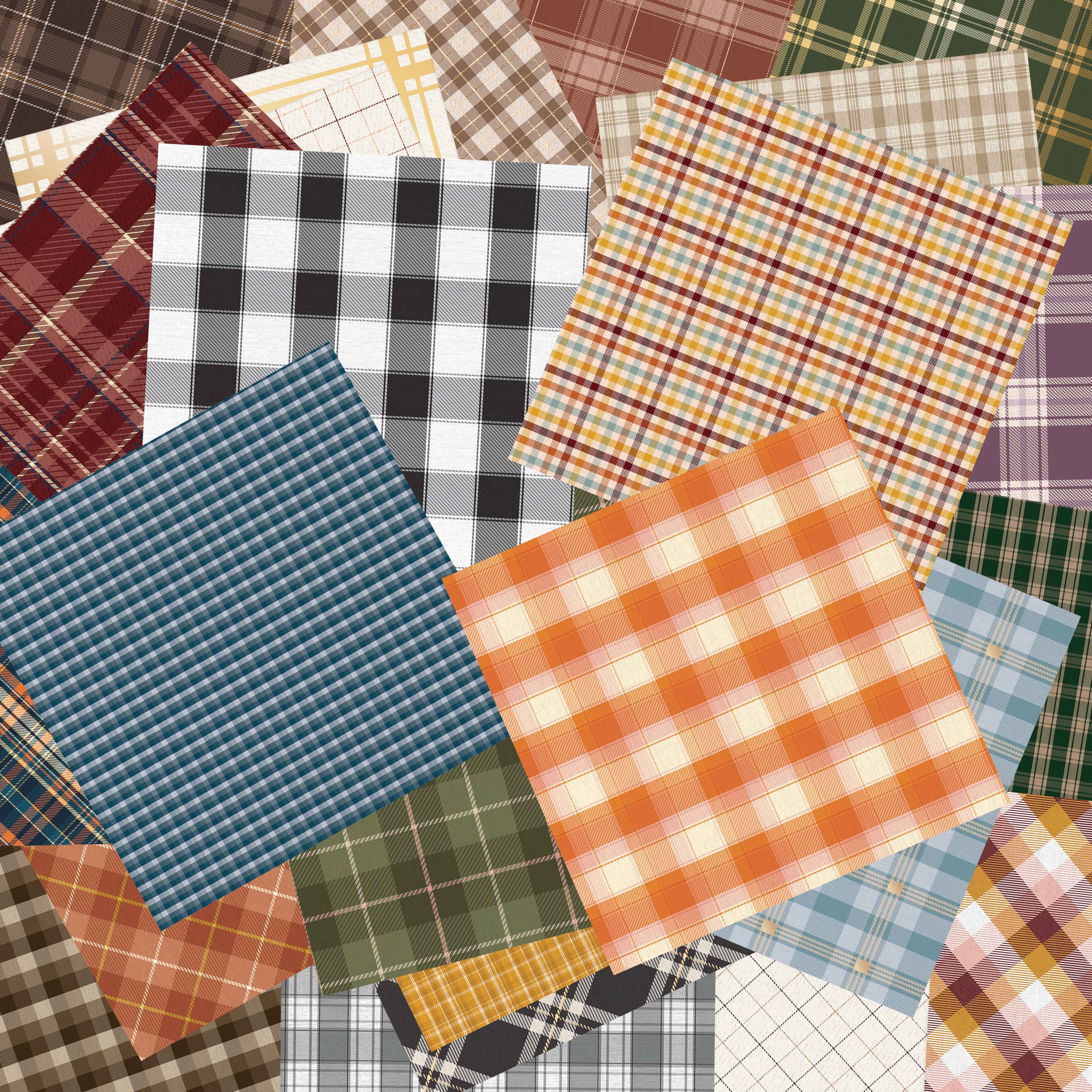 Craft Smith 12&#x22; x 12&#x22; Fall Plaid Paper Pad