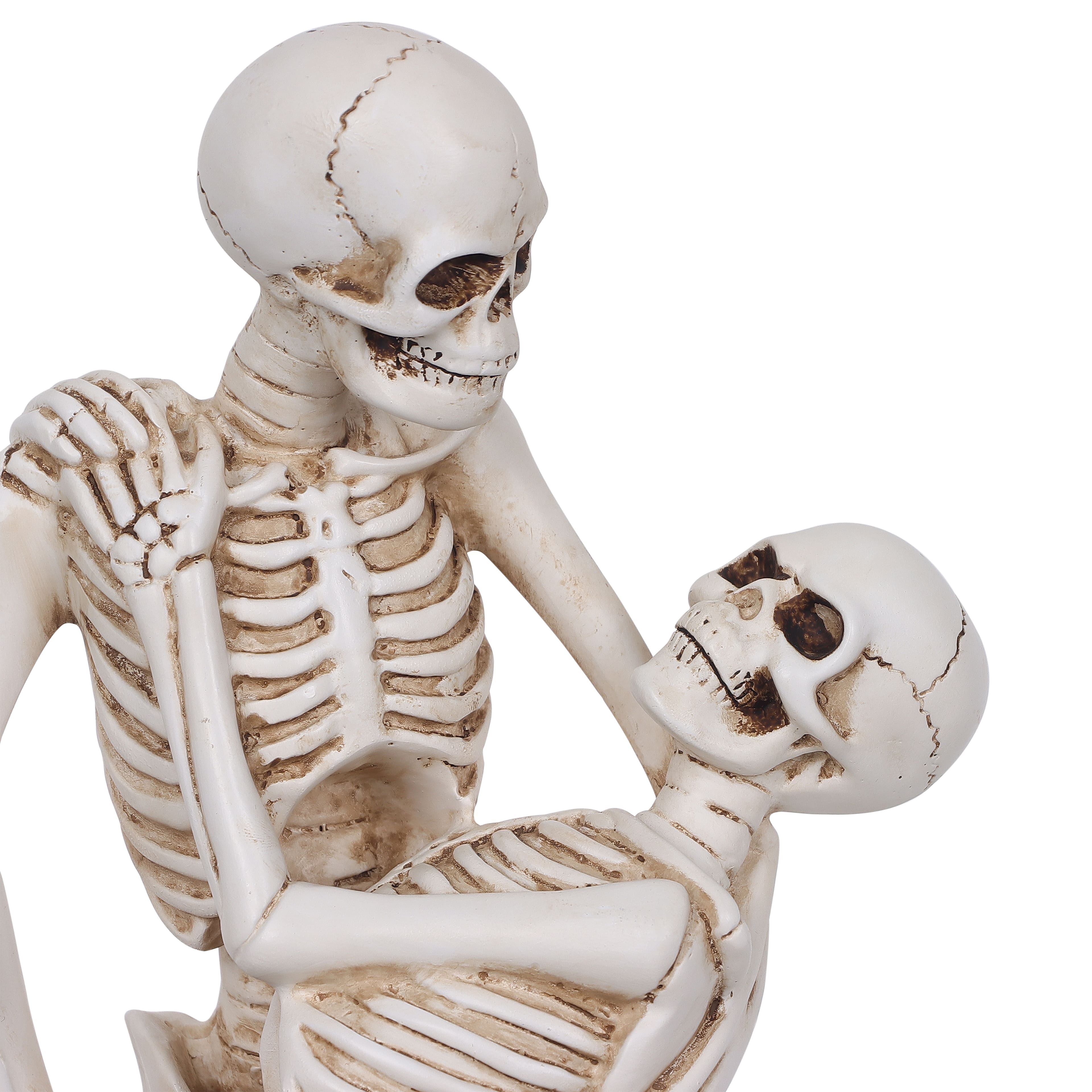 9.5&#x22; Skeleton Couple Hug Tabletop D&#xE9;cor by Ashland&#xAE;