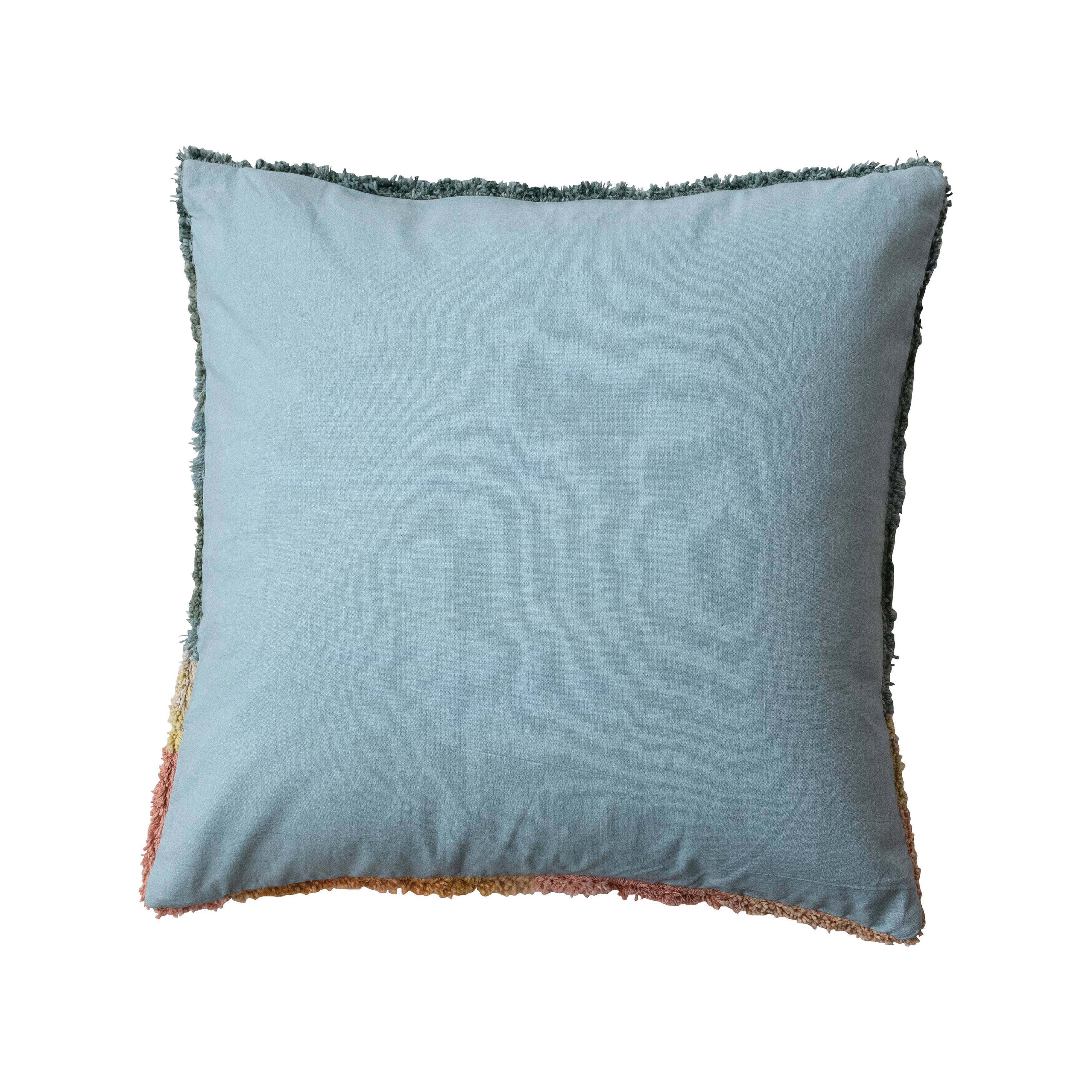 Hello Honey&#xAE; 20&#x22; x 20&#x22; Multicolor Abstract Cotton Blend Tufted Pillow