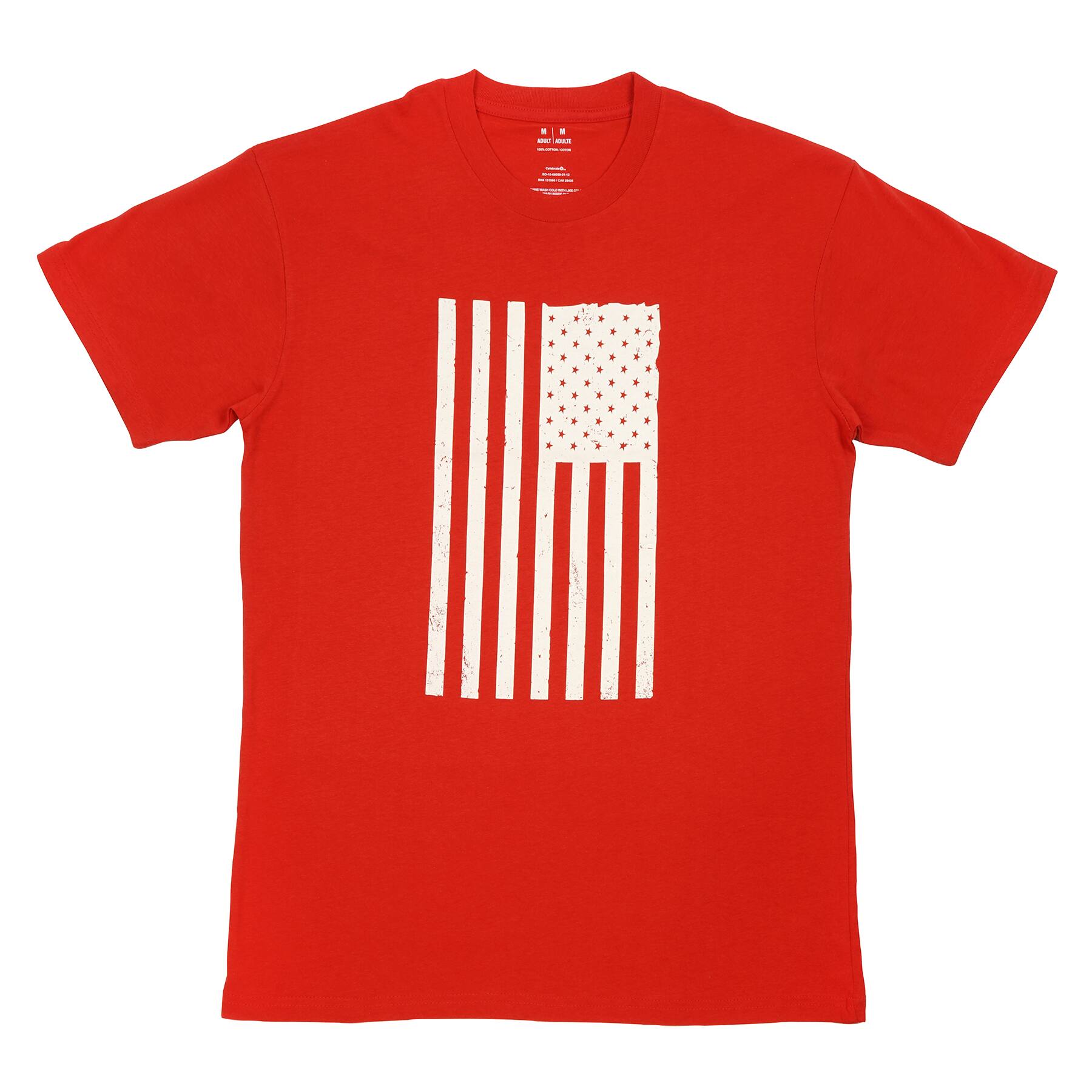 Flag Crew Neck Adult T-Shirt by Celebrate It&#x2122;