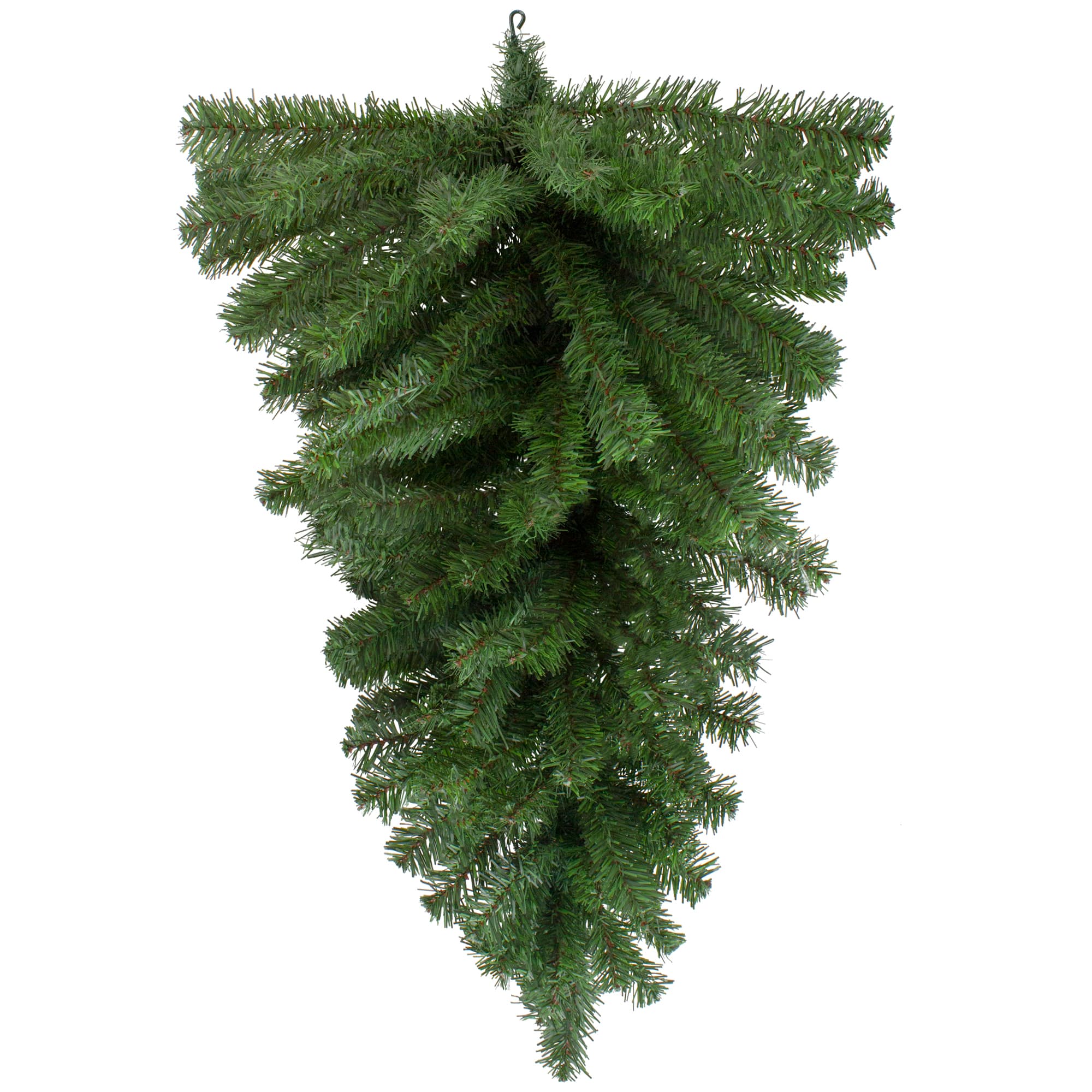 32" Canadian Pine Artificial Christmas Teardrop Swag - Unlit