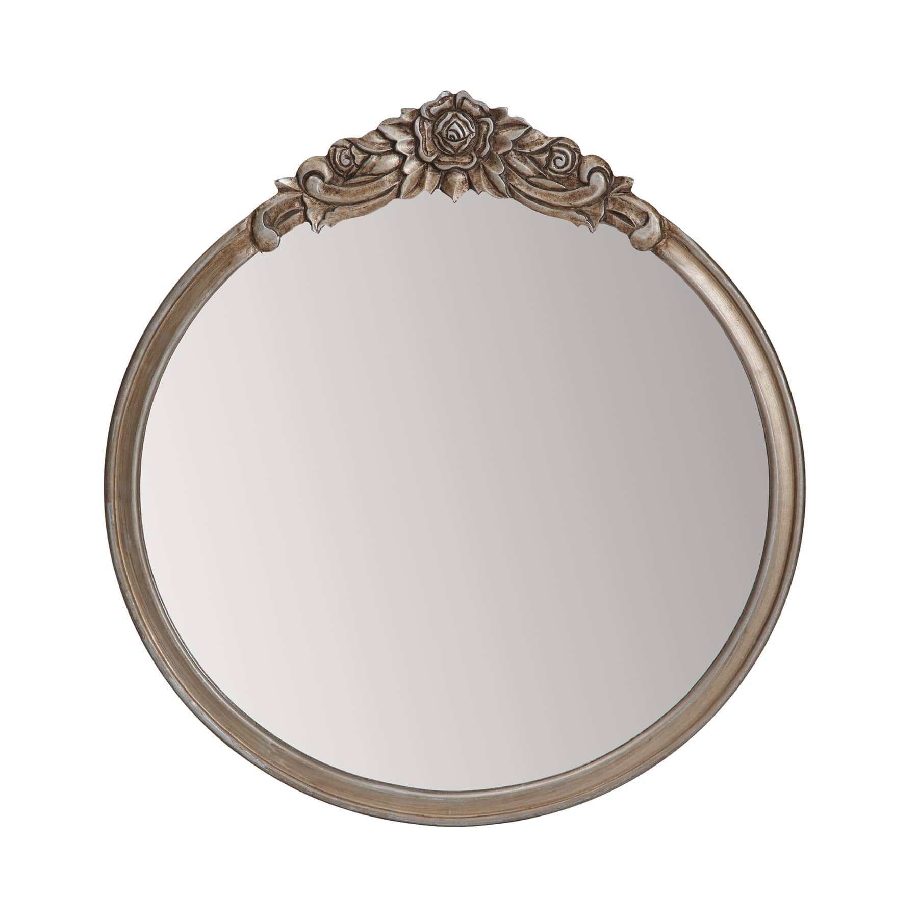 Habitat Alaric 21.5&#x22; Pewter Rosette Framed Mirror