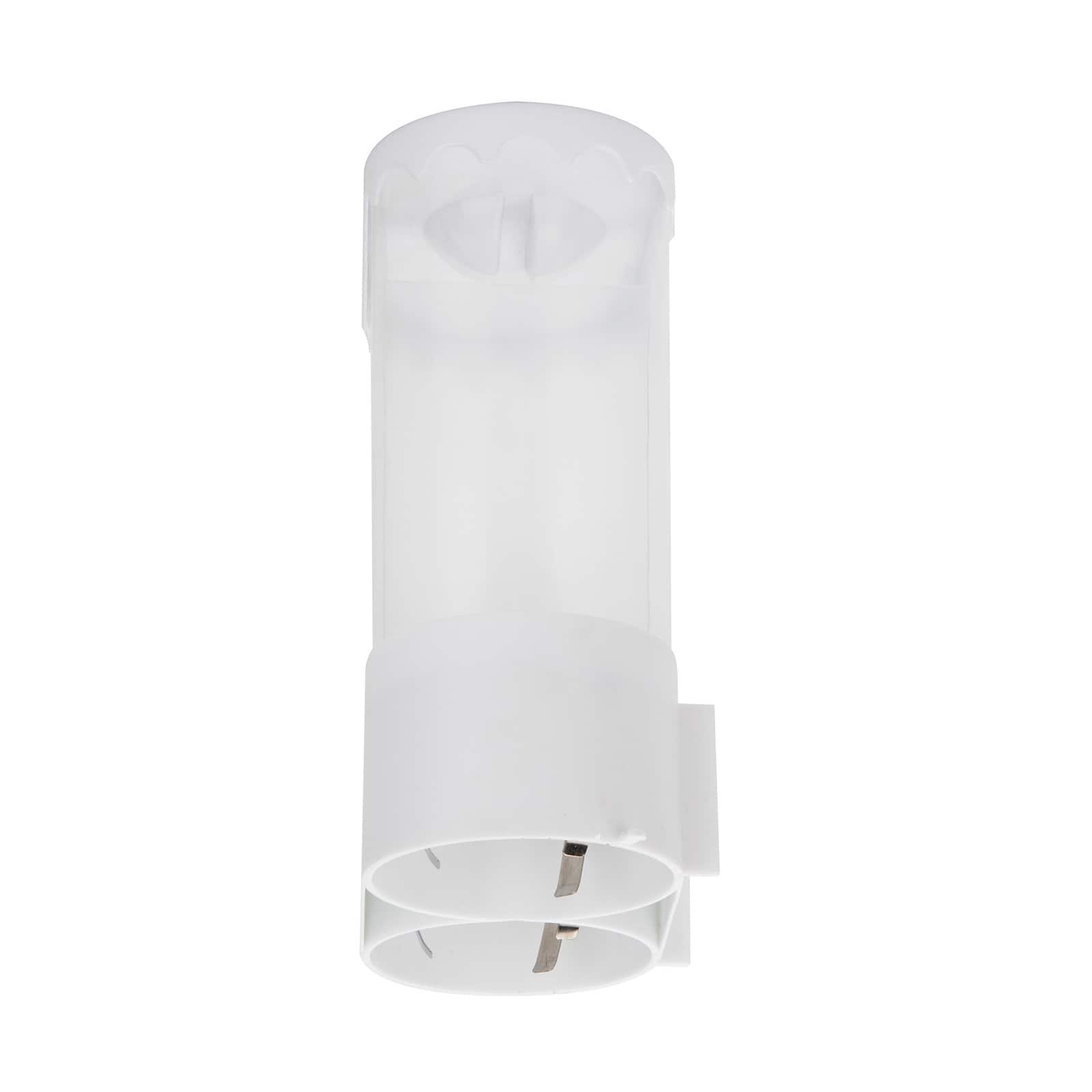 Mind Reader White Double-Tube Top Fill Disposable Cup Dispenser