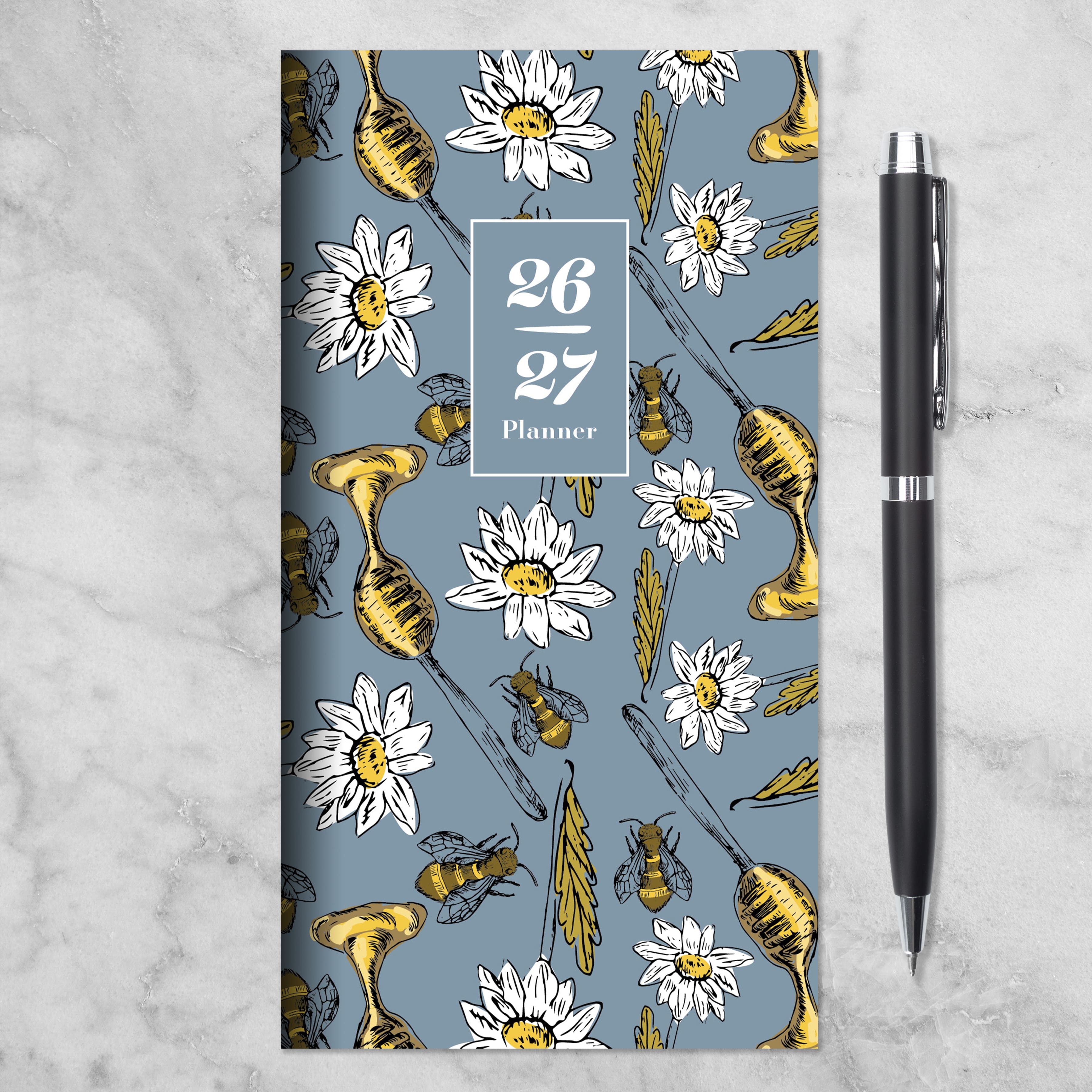 2026-2027 Honey Bees Small Monthly Pocket Planner