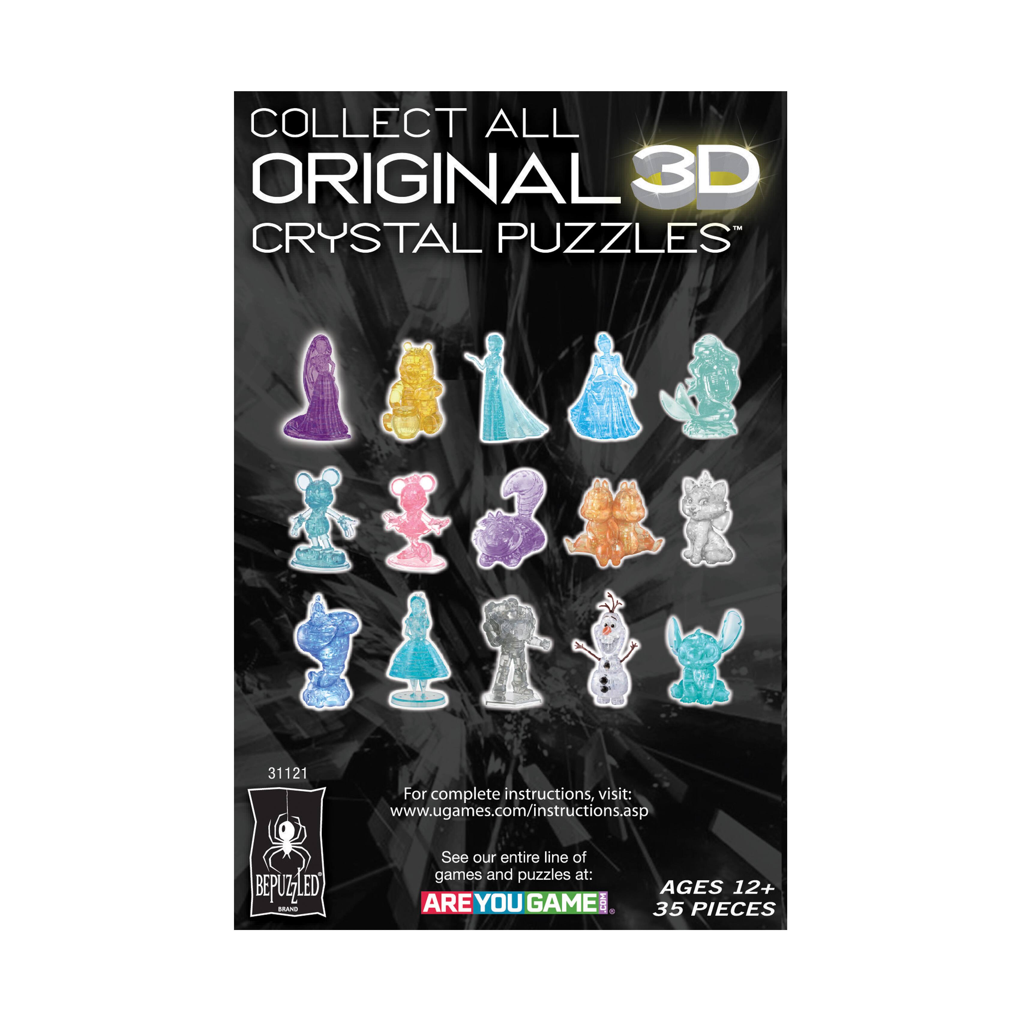3D Crystal Puzzle - Disney Jasmine: 33 Pcs