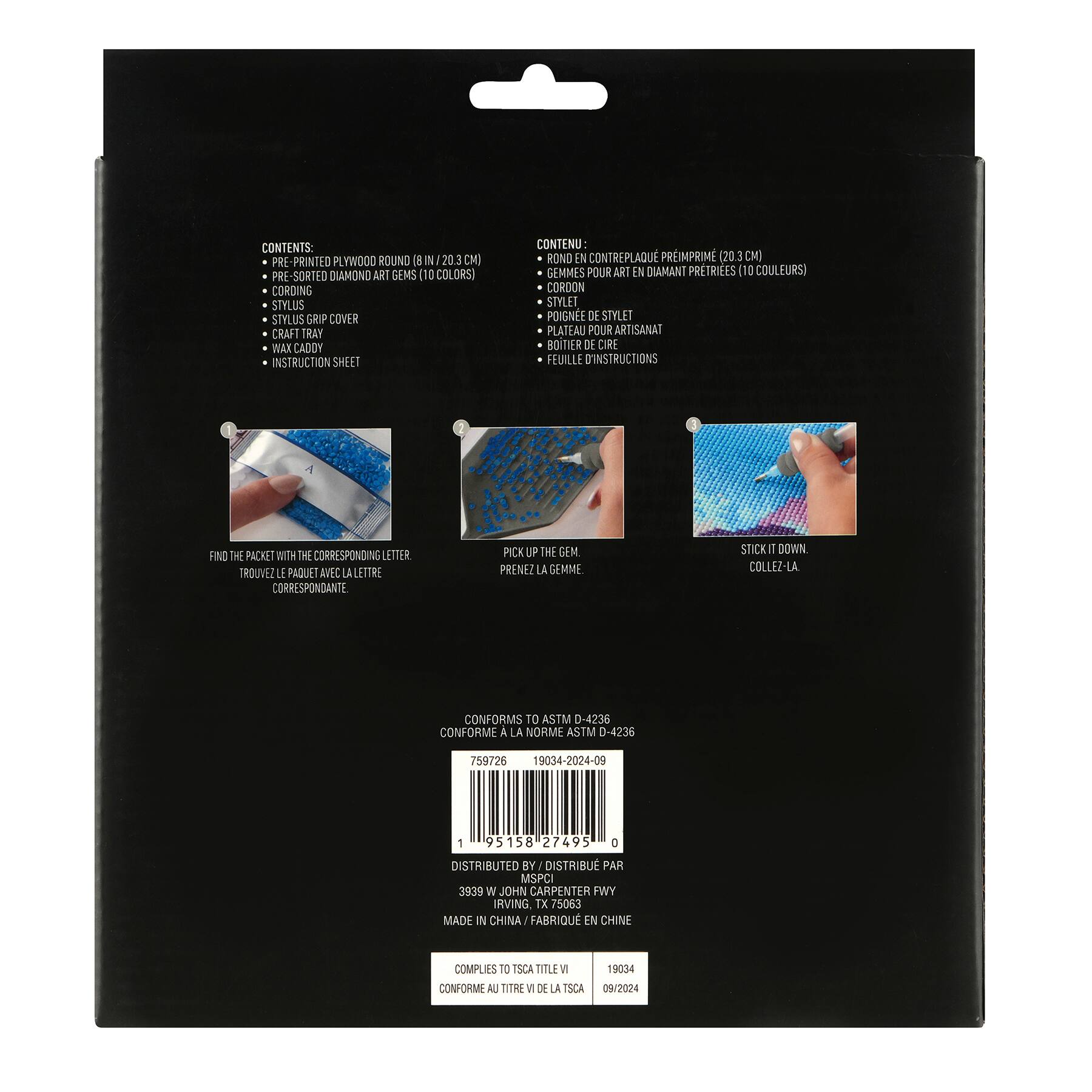 Sun Wood Plaque Diamond Art Kit by Make Market&#xAE;
