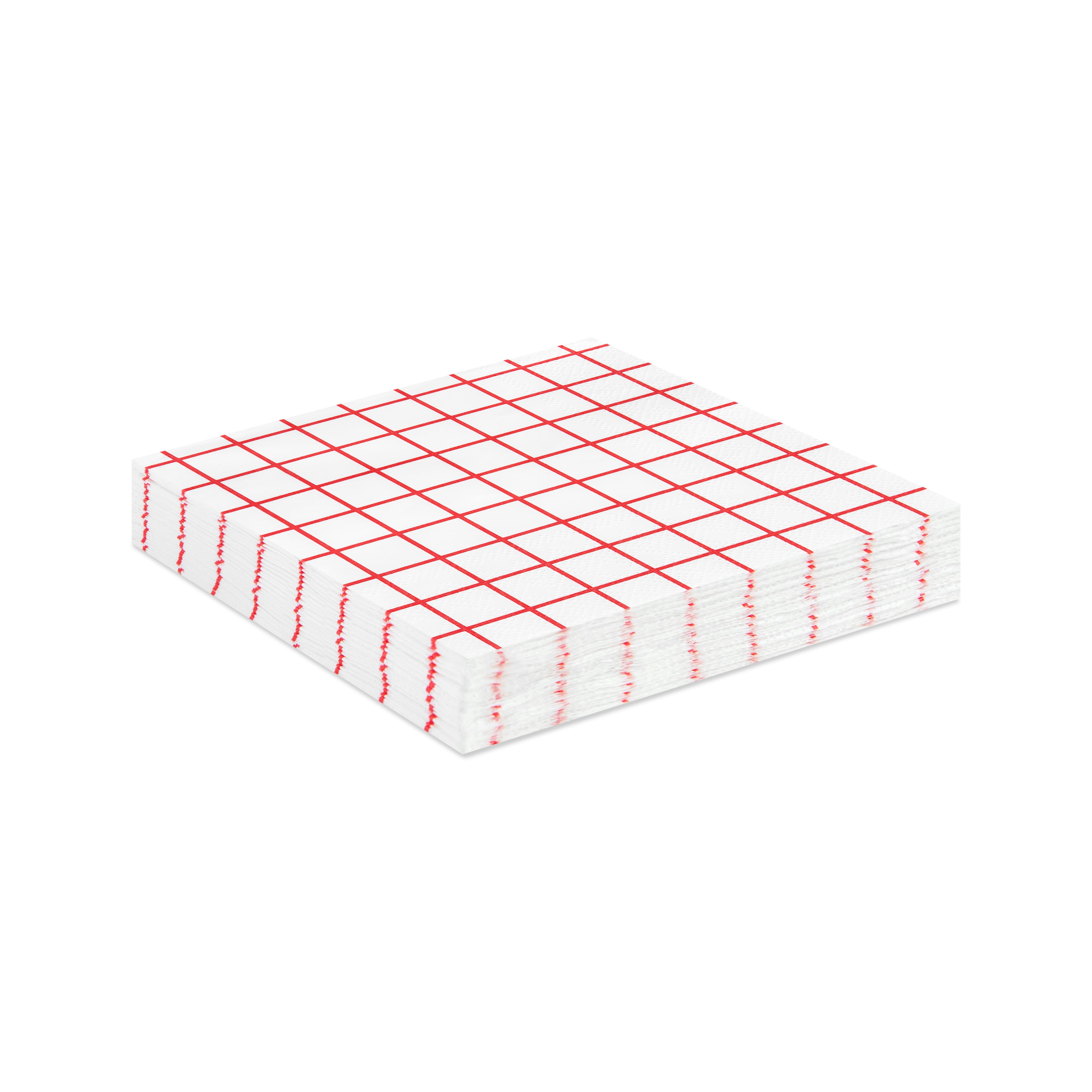Grid Paper Beverage Napkins by Celebrate It&#x2122;, 20ct.