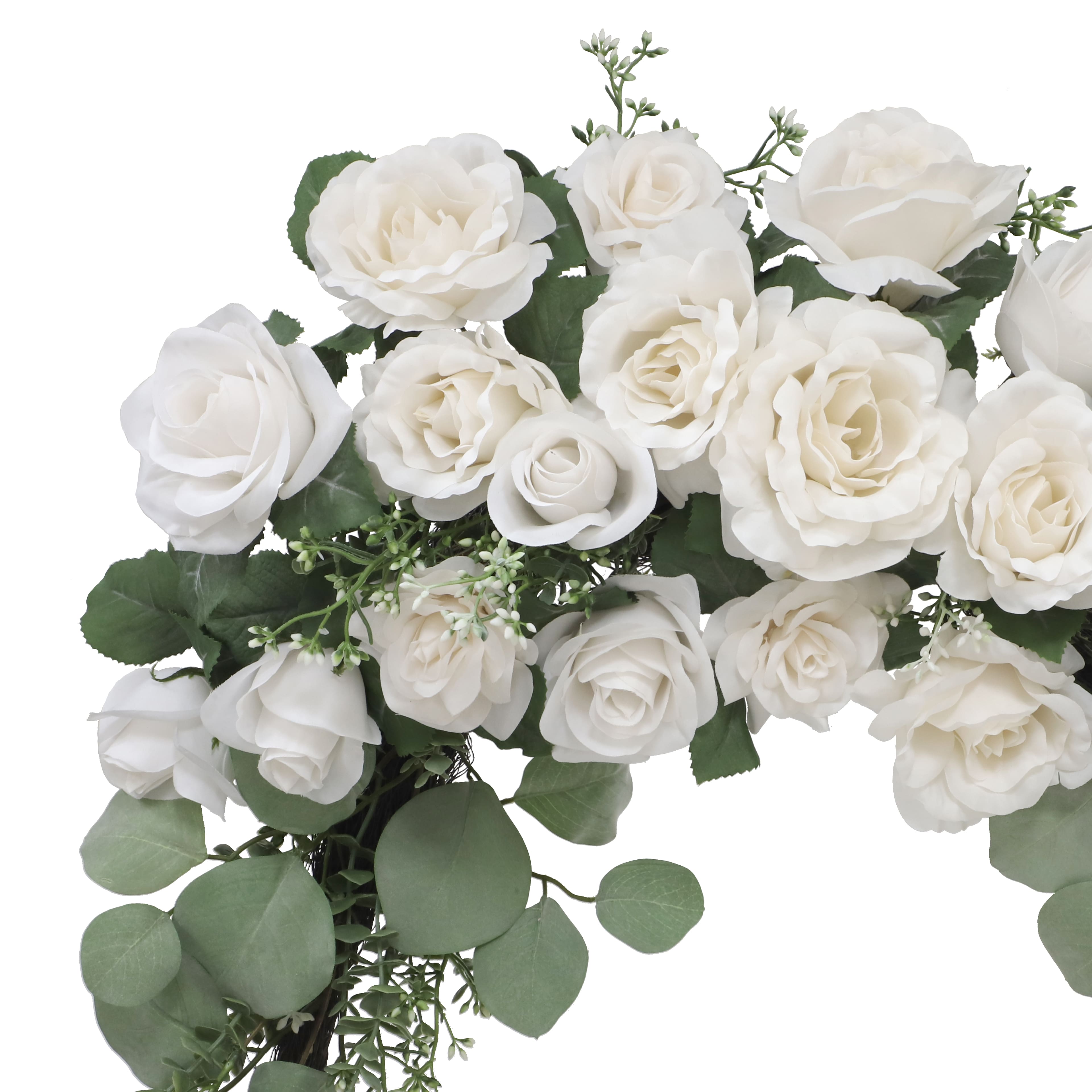 6ft. Cream Rose Garland by Ashland&#xAE;
