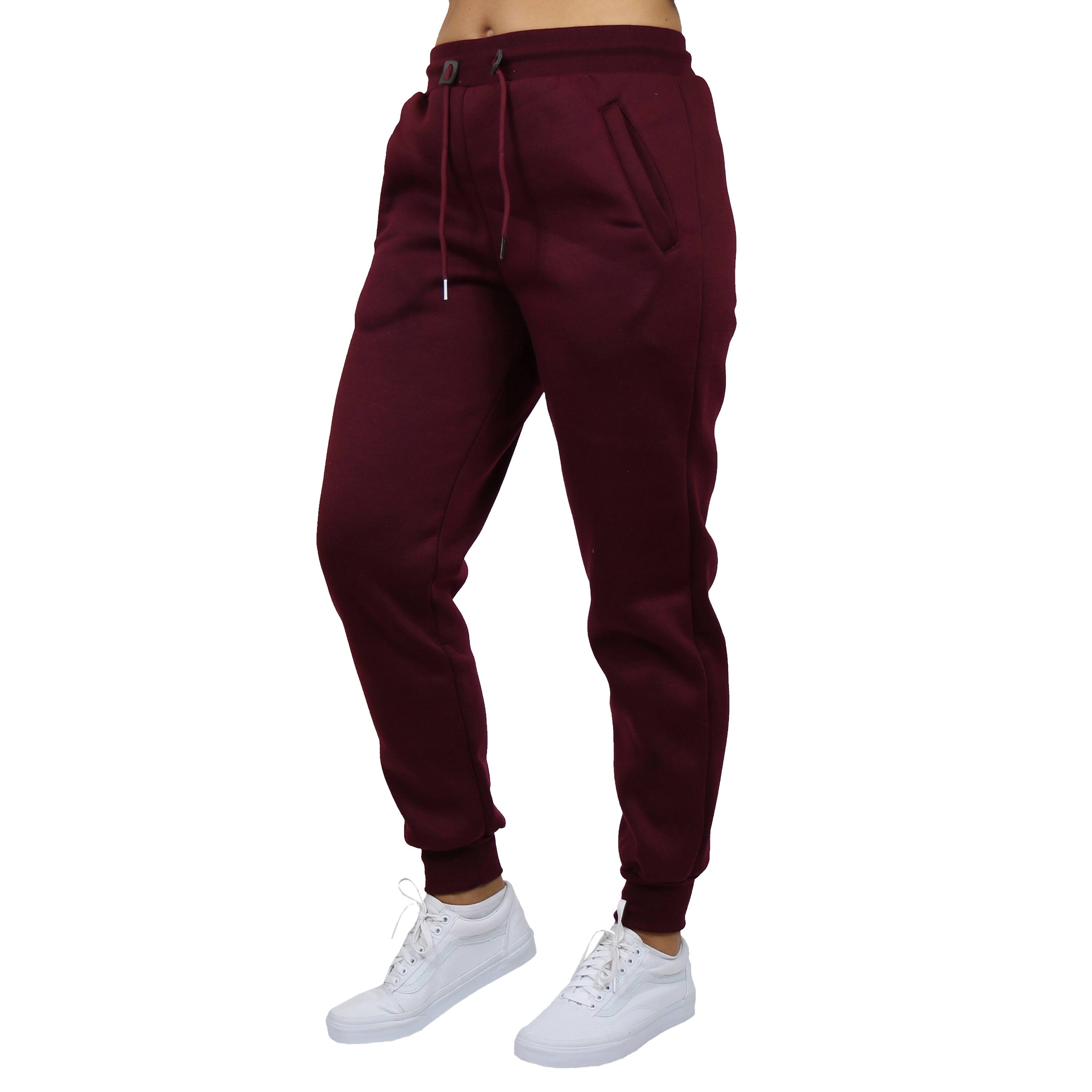 Galaxy by Harvic Women's Relaxed-Fit Fleece-Lined Jogger Sweatpants