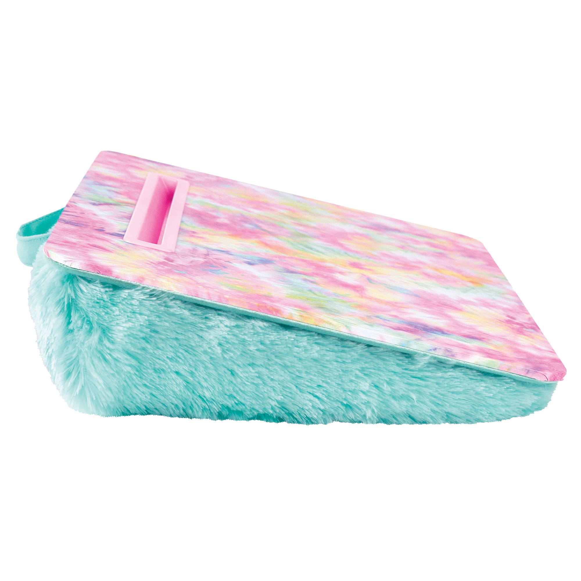 Make It Real&#x2122; 3C4G Teal &#x26; Pastel Tie-Dye Lap Desk