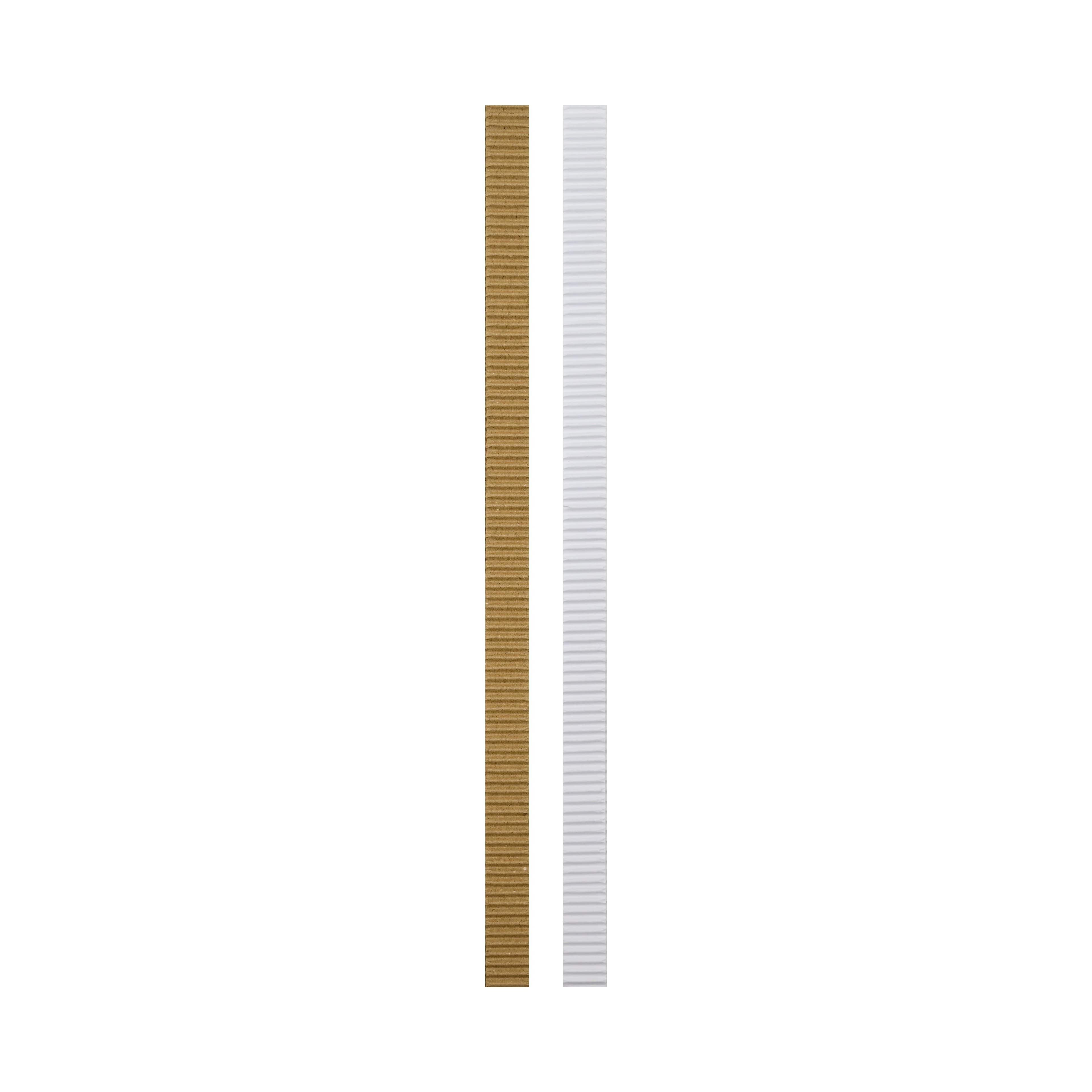 12&#x22; White &#x26; Natural Corrugate Strips, 128ct. by Creatology&#x2122;