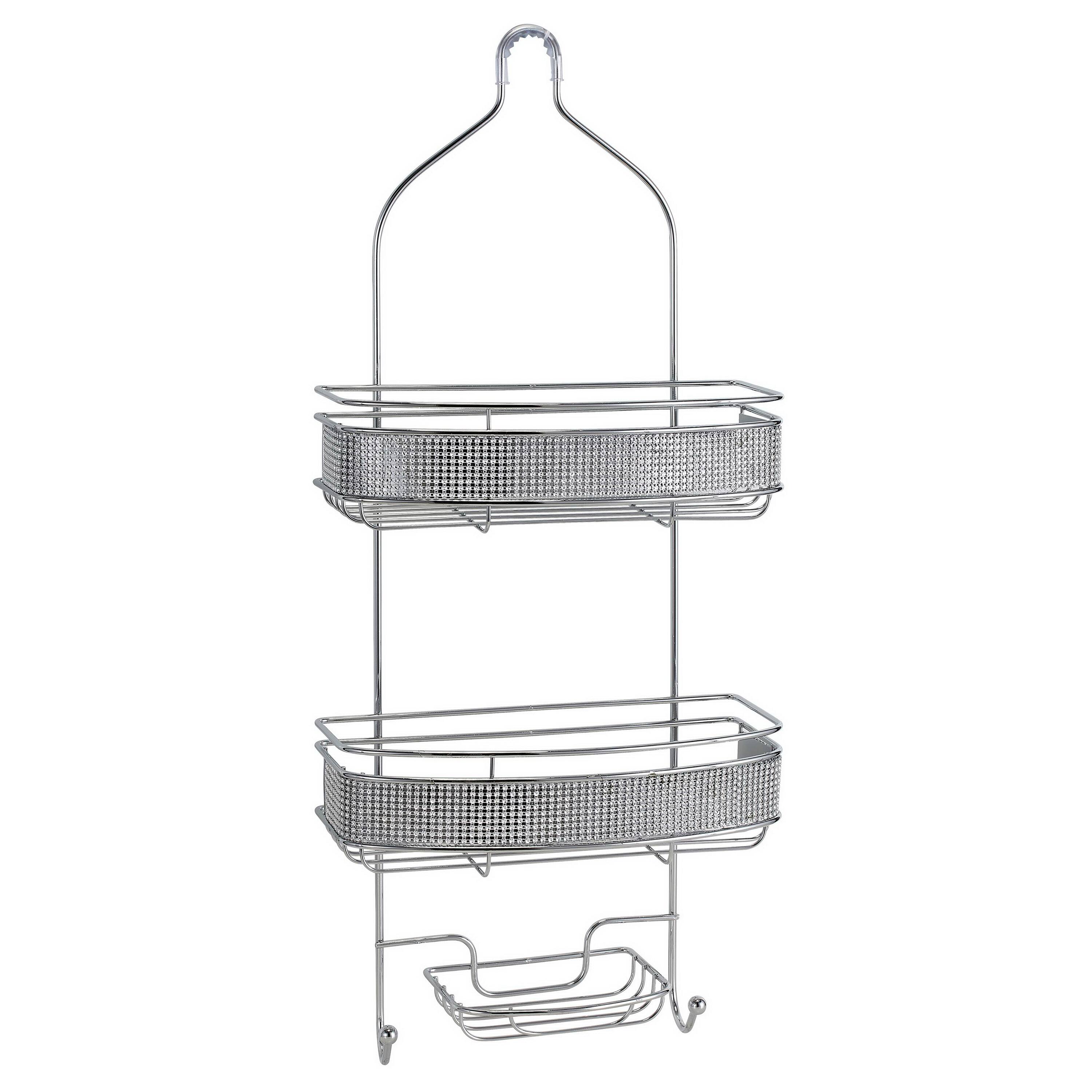 Bath Bliss Pave Diamond Design Shower Caddy