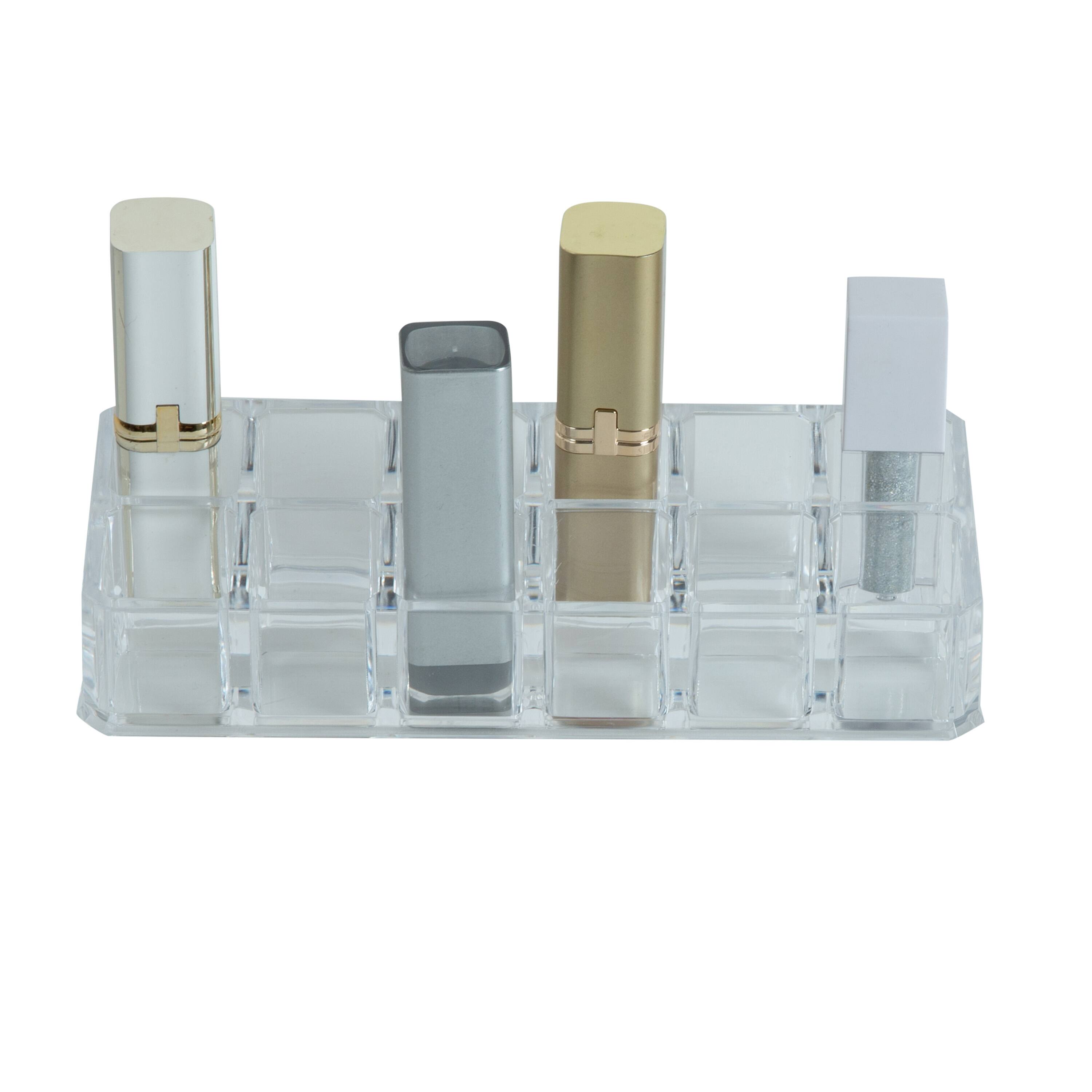 Simplify 7&#x22; Cosmetic &#x26; Lipstick 12 Compartment Holder