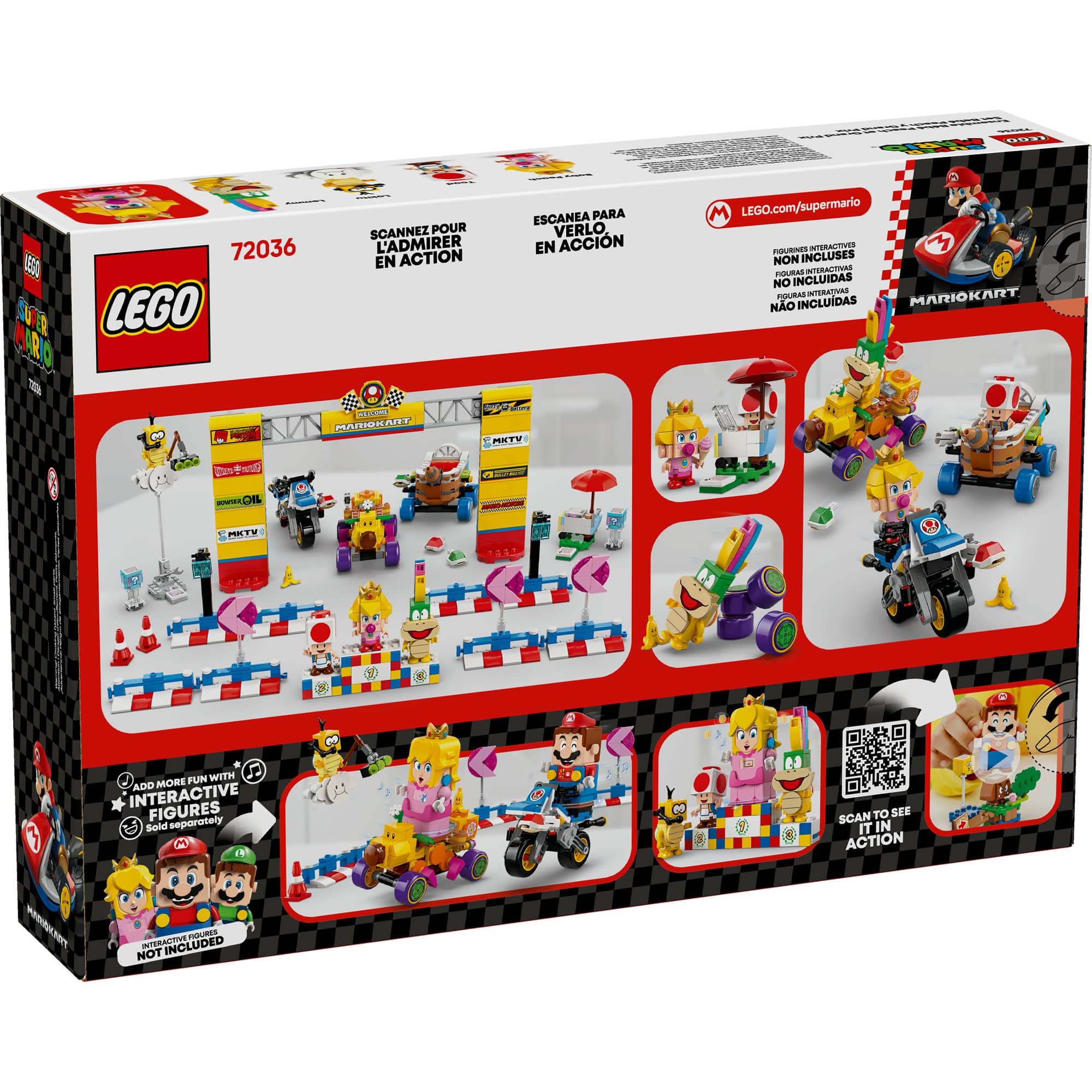 LEGO&#xAE; Super Mario&#x2122;: Mario Kart&#x2122; &#x2013; Baby Peach &#x26; Grand Prix Set, Racing Toy 72036