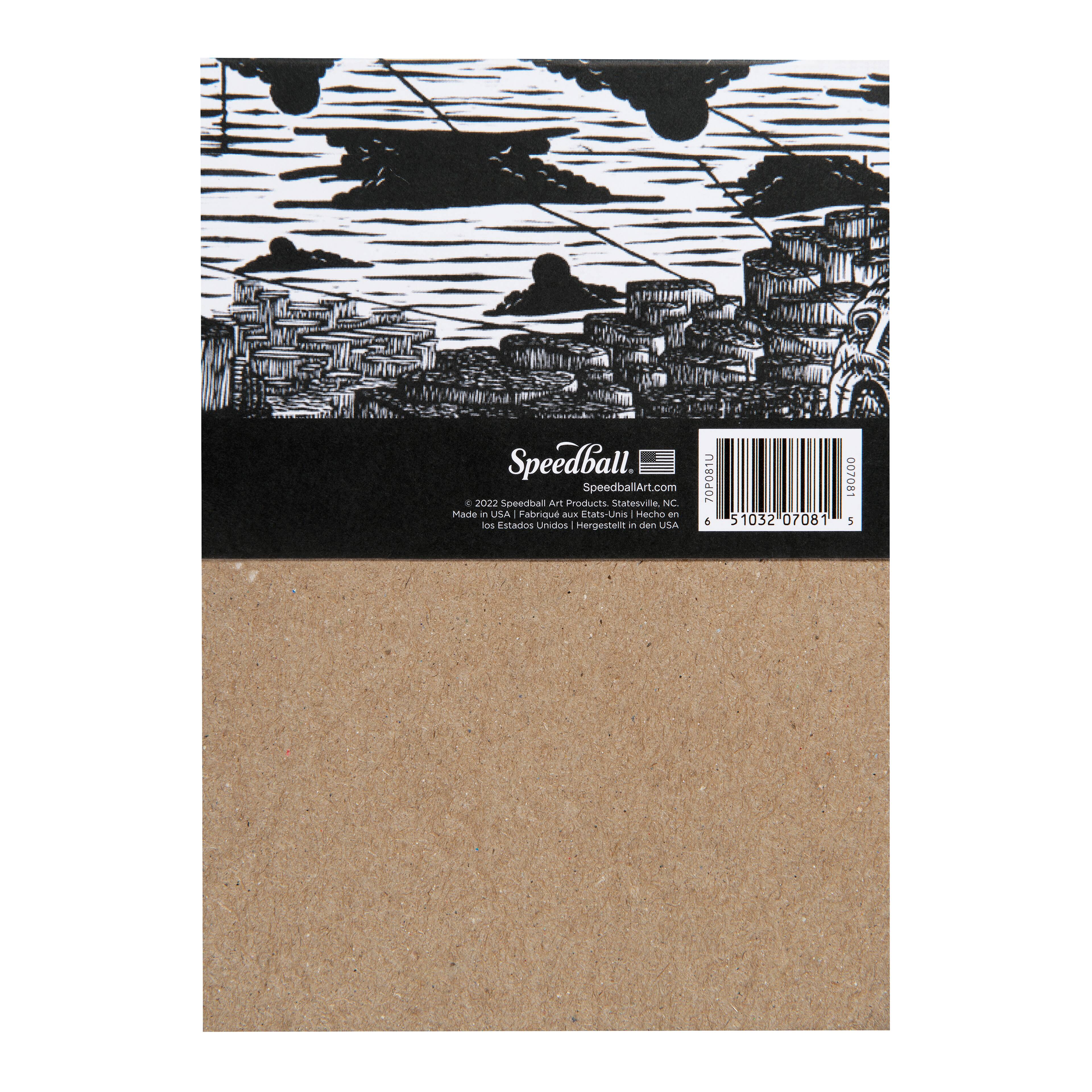 Bloc de papier pour gravure 127 mm x 178 mm de Speedball