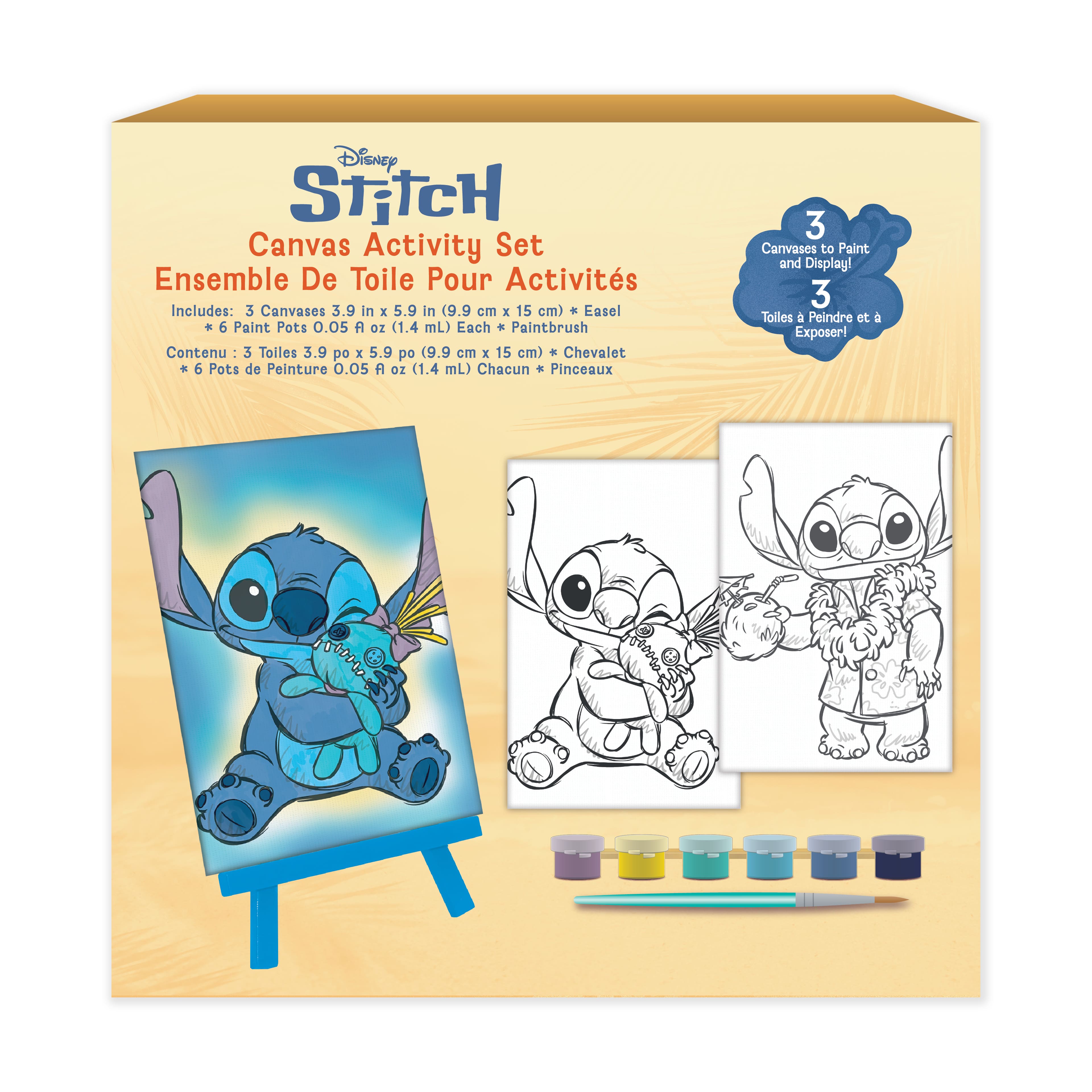 Disney&#xAE; Stitch Paint Your Own Canvas Activity Set