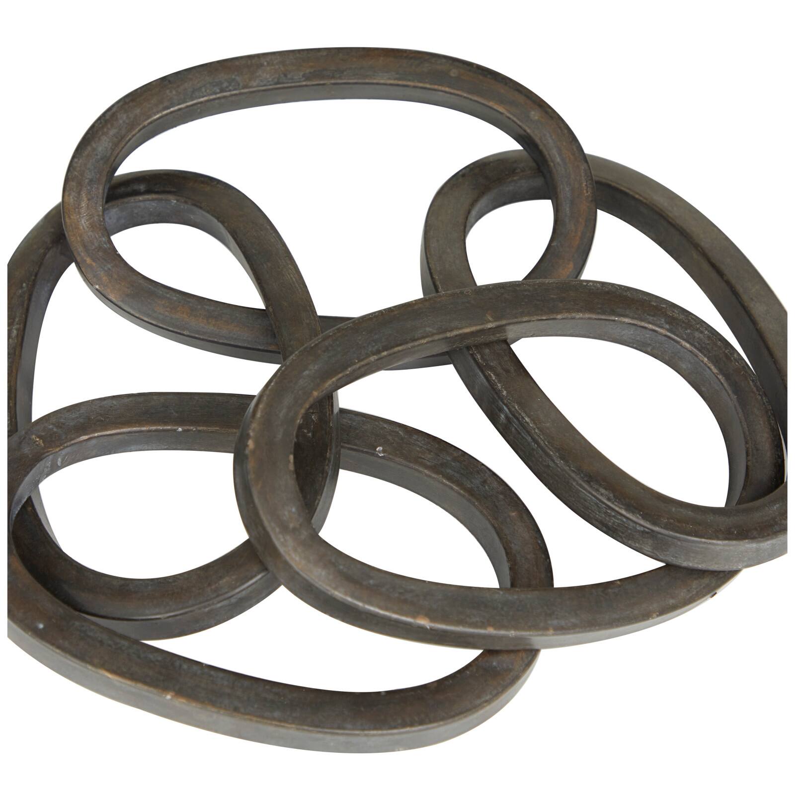 CosmoLiving by Cosmopolitan 3ft. Metal Chain Sculpture