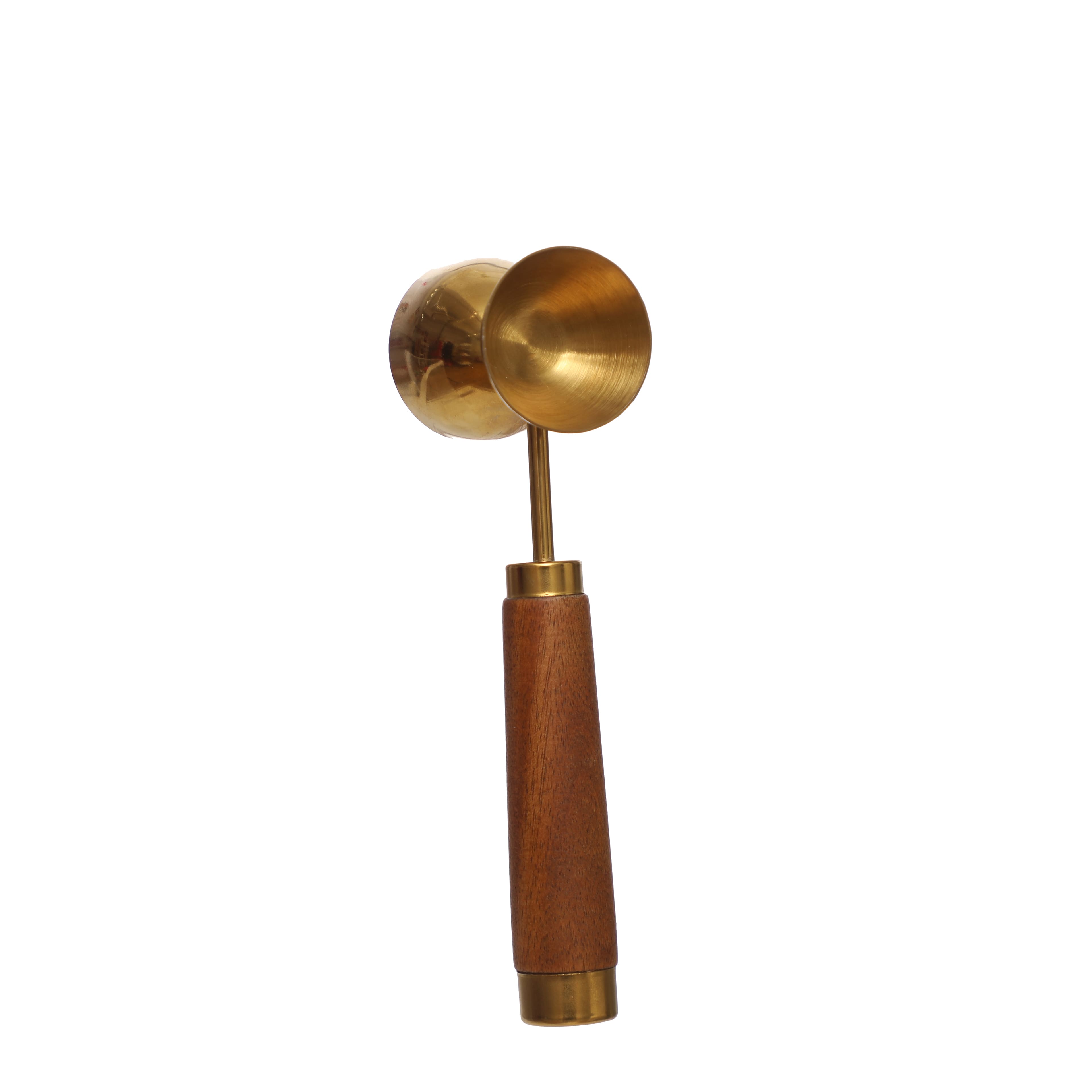9.5&#x22; Gold Metal Jigger with Wood Handle by Ashland&#xAE;