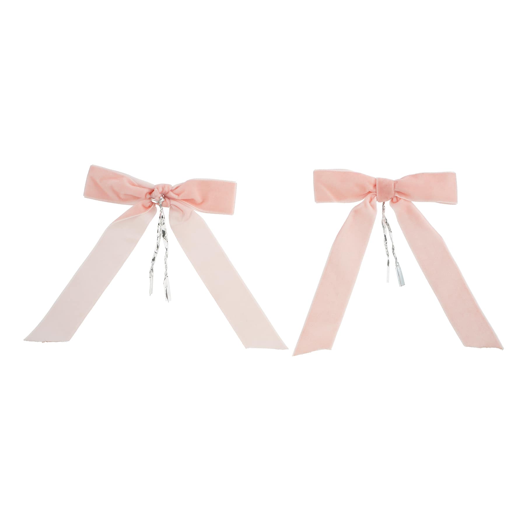 6&#x22; Pink Velvet Bows, 6ct. by Celebrate It&#xAD;&#x2122;