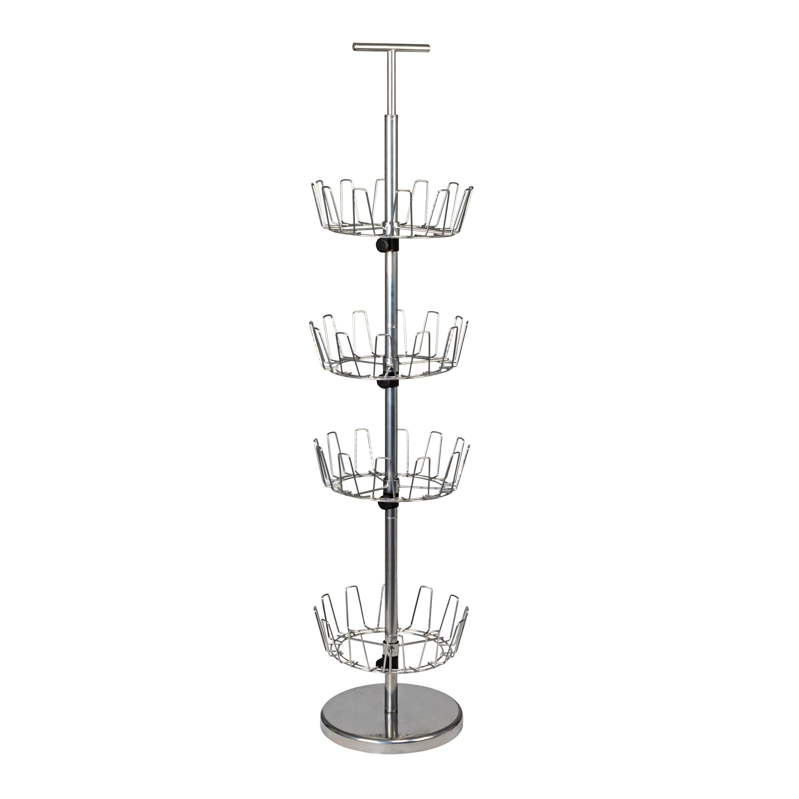 Household Essentials 4-Tier Revolving Shoe Tree