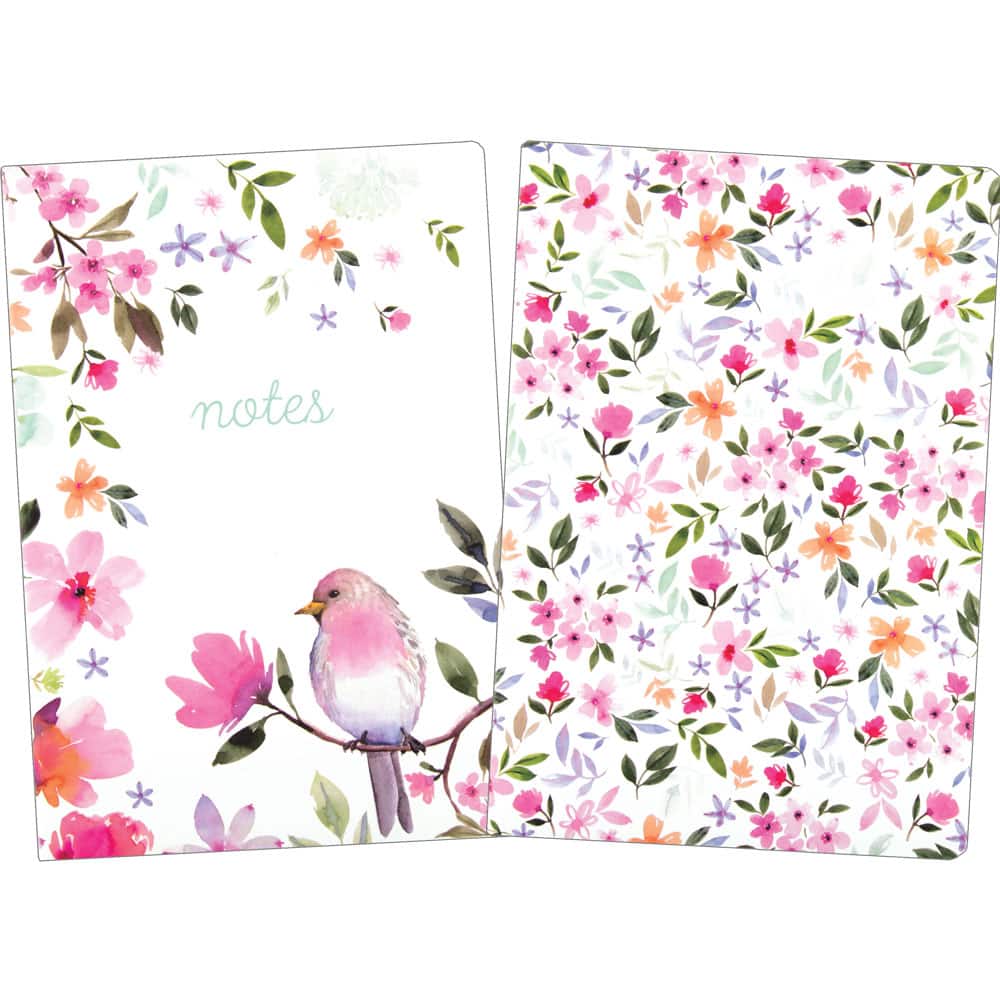 JAM Paper Wildflower Dreams Lightweight Hardcover Notebook with Elastic Band, 2ct. Michaels