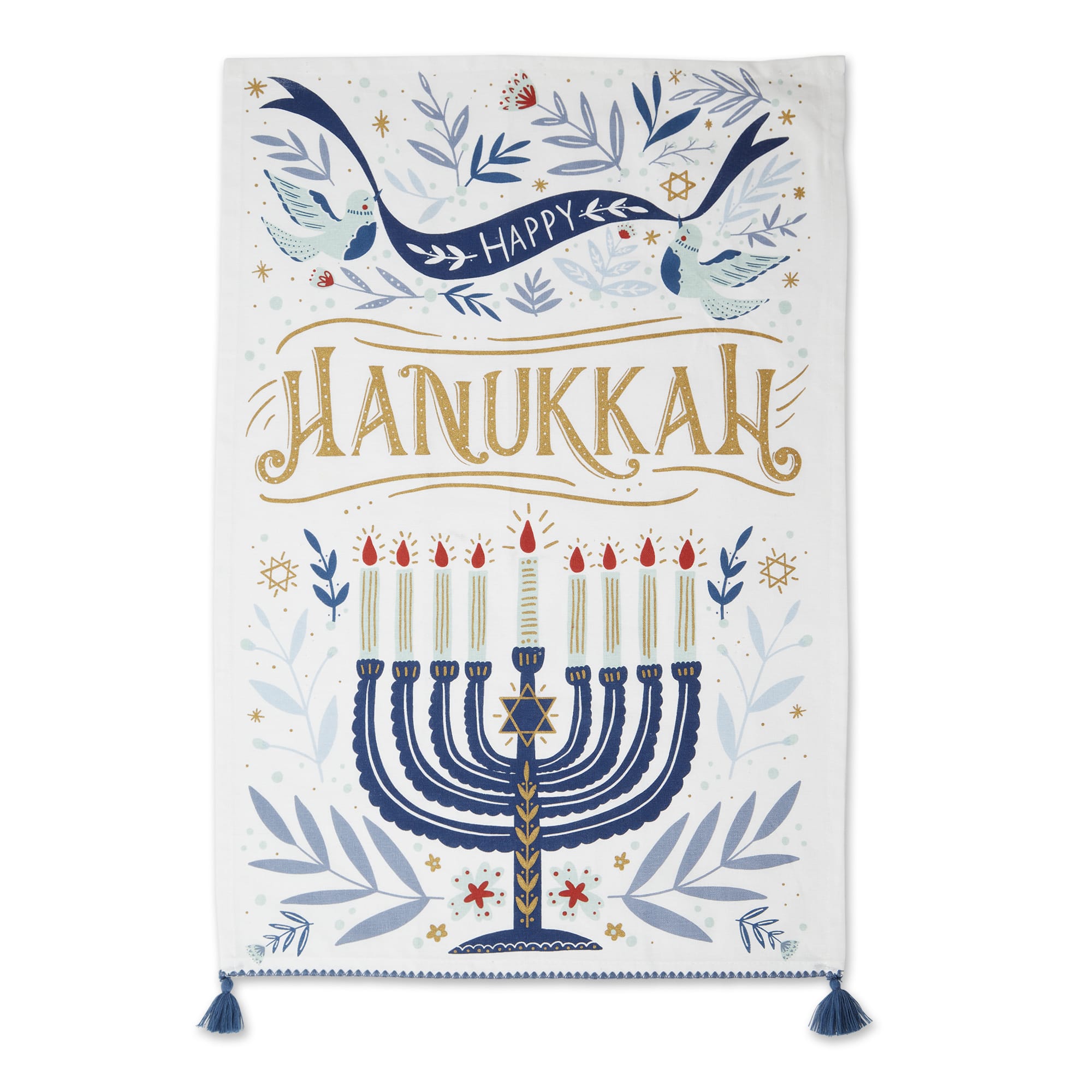 DII&#xAE; Assorted Happy Hanukkah Dishtowel Set