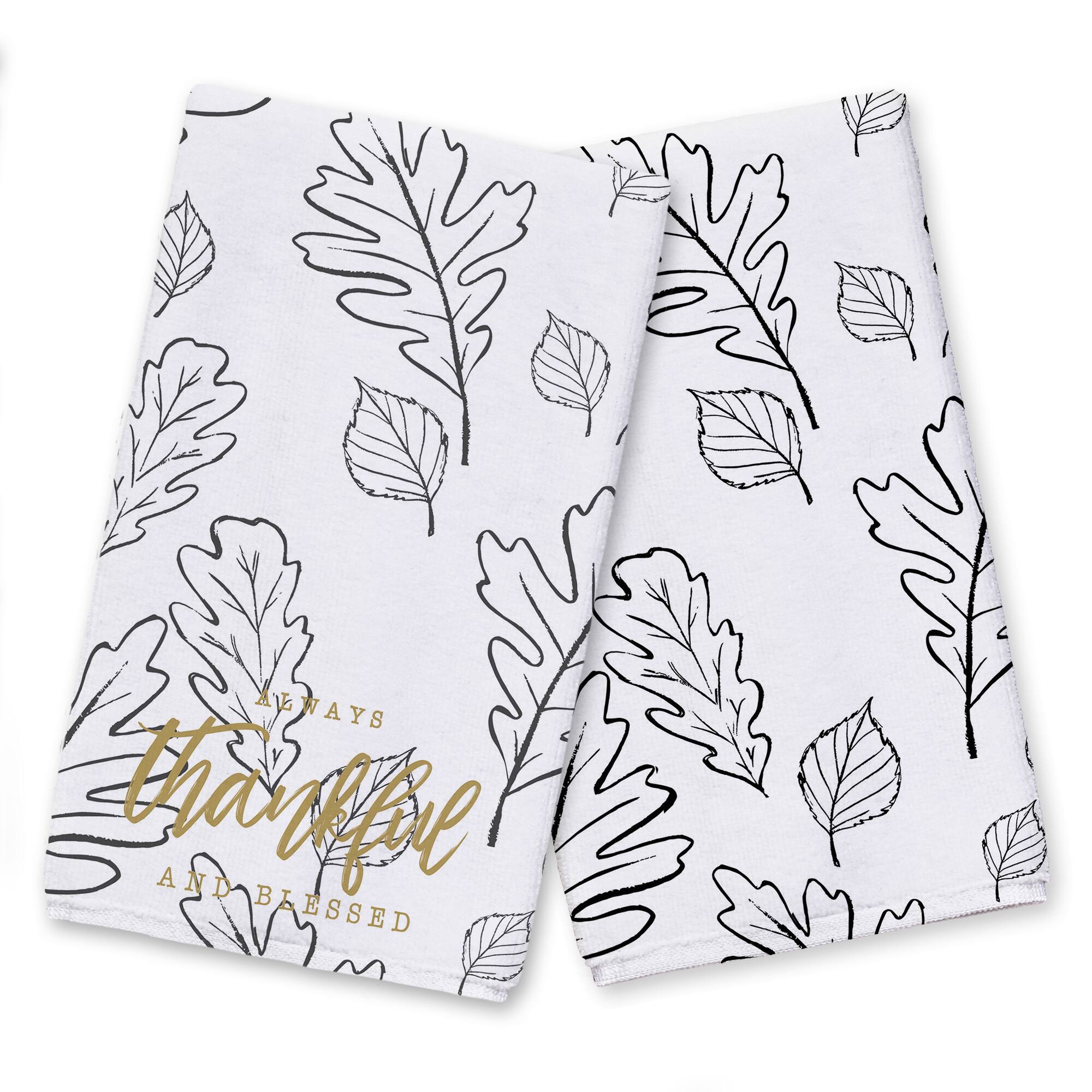 Always Thankful & Blessed Tea Towel Set