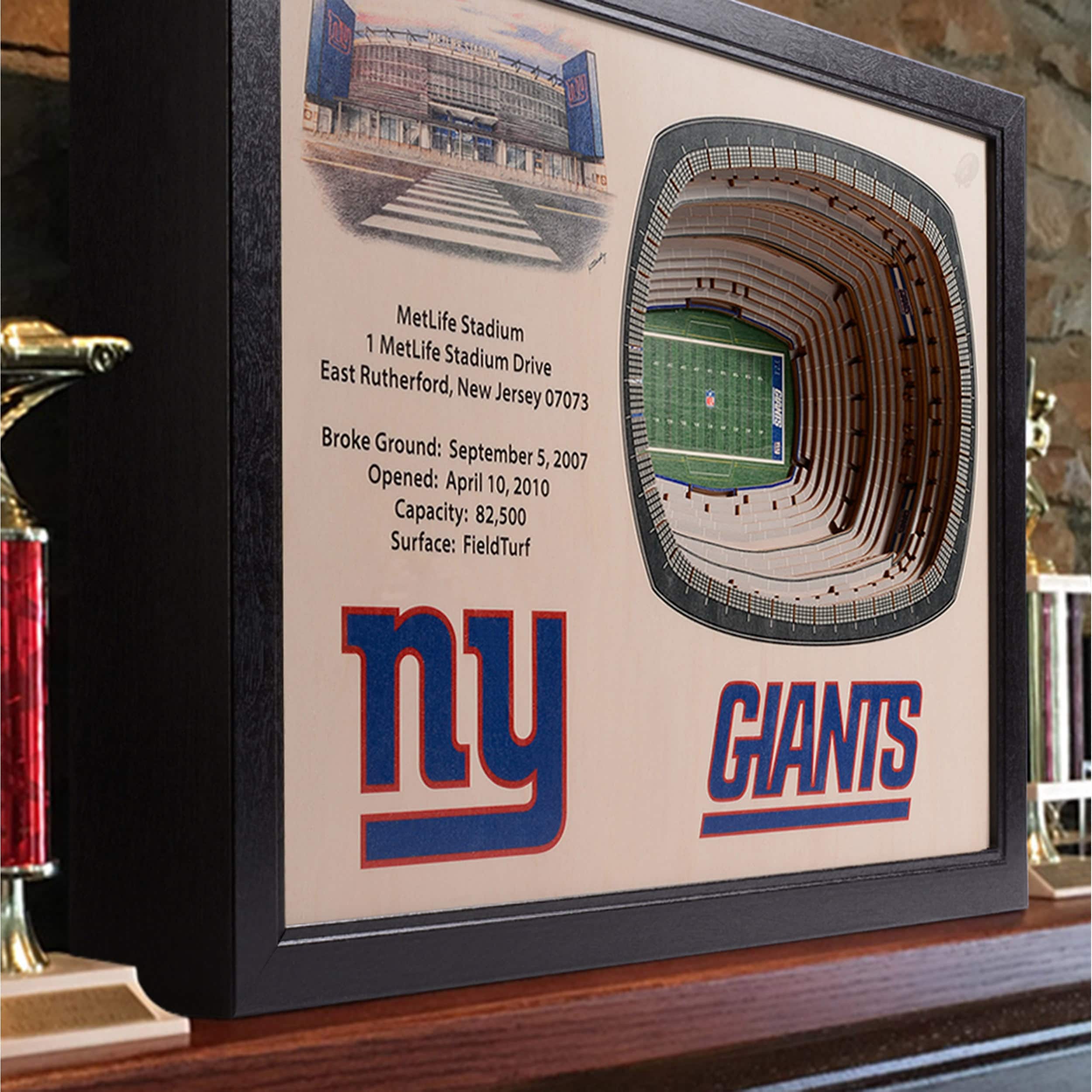 NFL 25 Layer StadiumView Wall Art