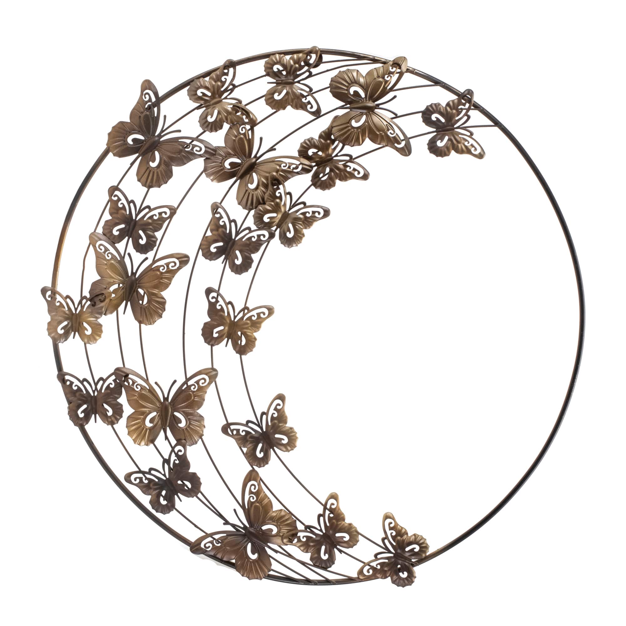 18&#x22; Metal Butterfly Wall Art