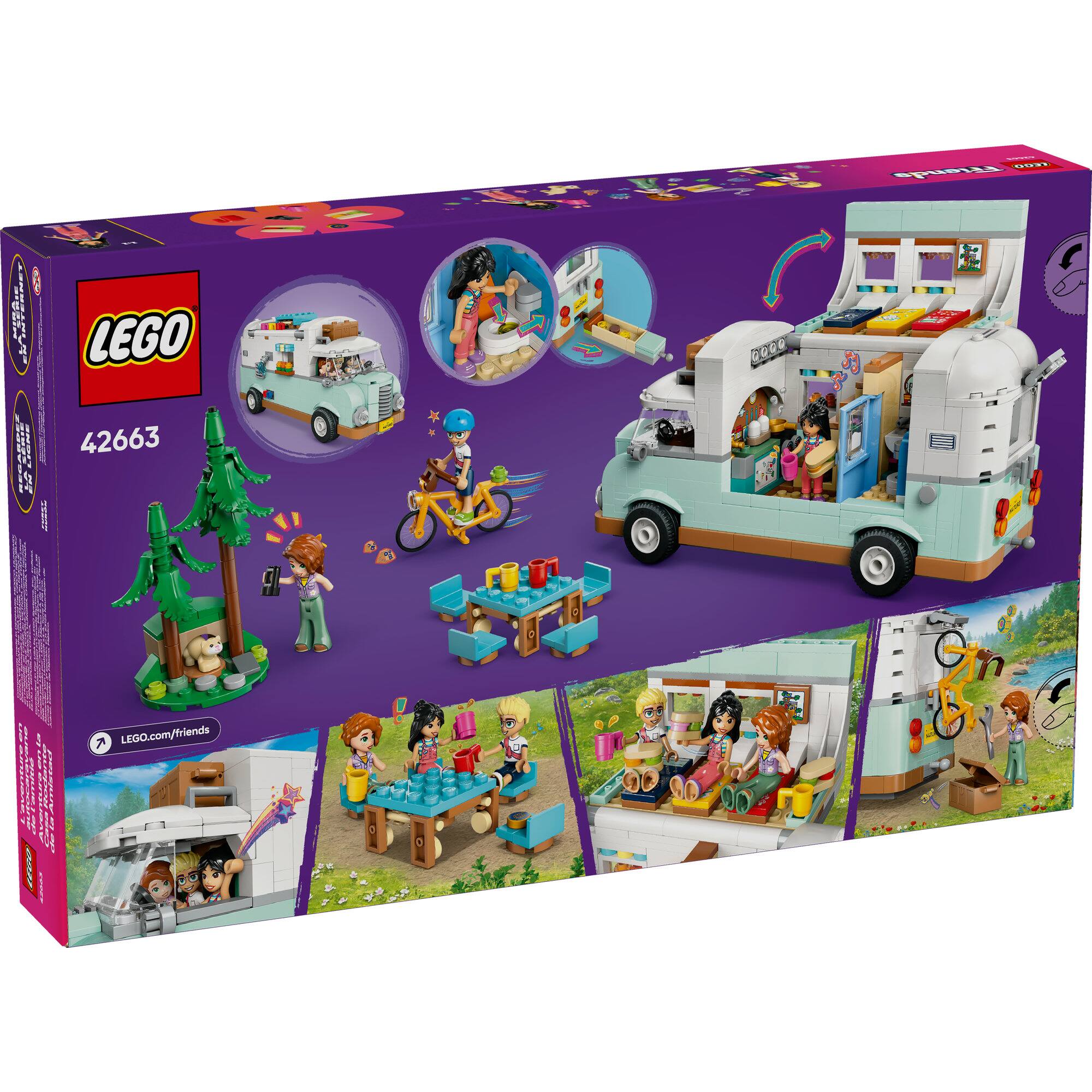 LEGO® Friends Friendship Camper Van Adventure Role-Play Building Set 42663