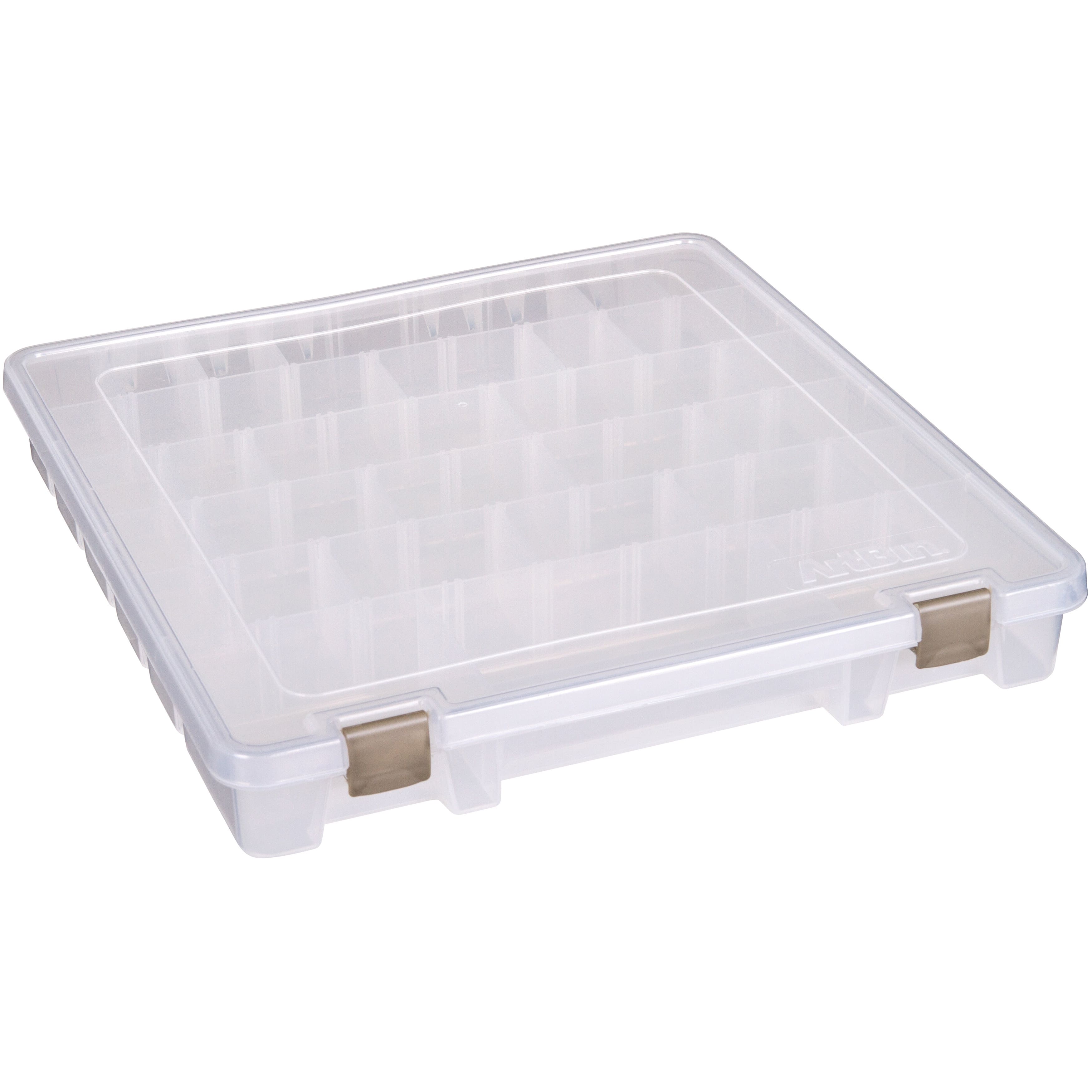 Super Satchel Double Deep 8-Compartment Thread Box - Clear - WAWAK