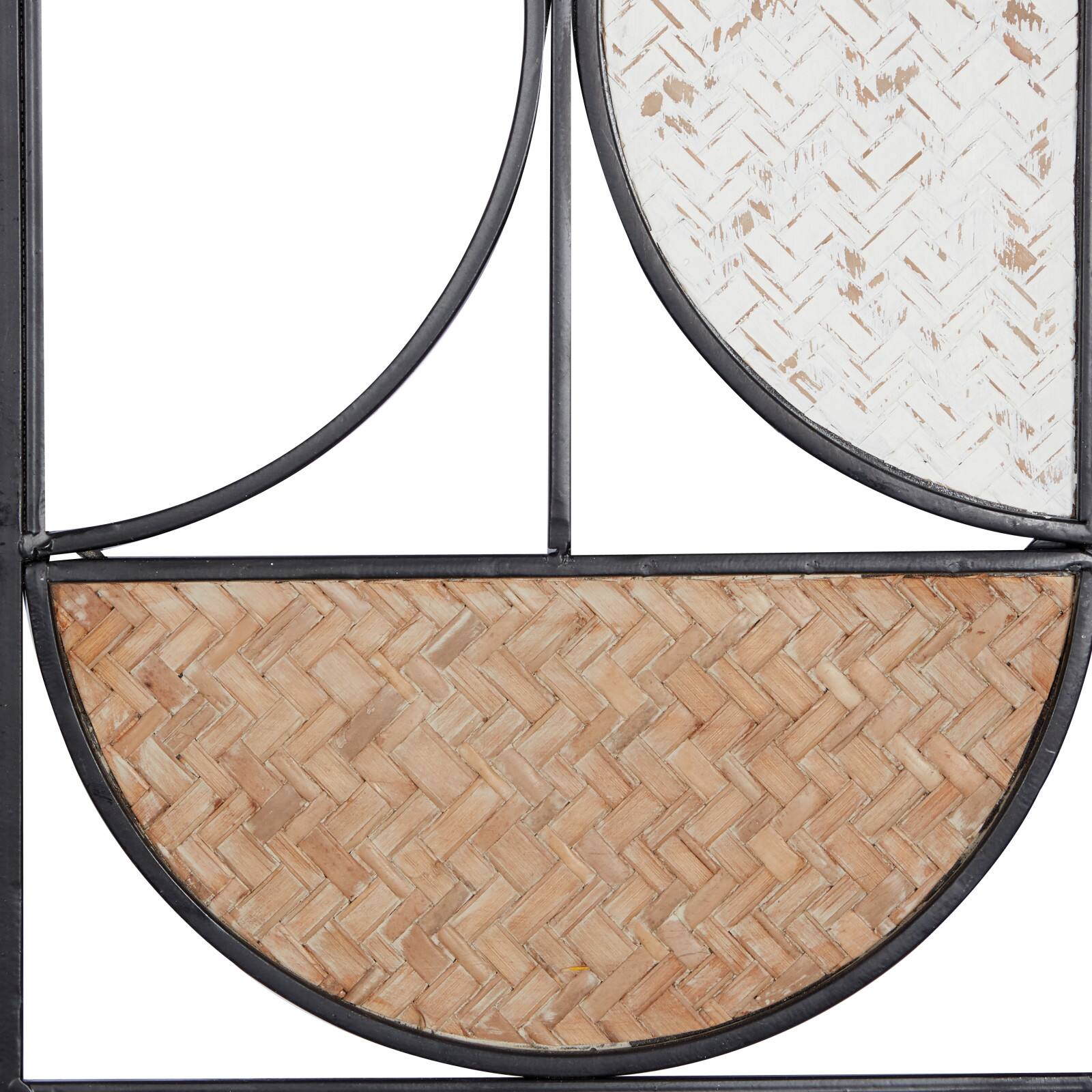 30&#x22; Brown Panels Metal Contemporary Wall D&#xE9;cor Set, 2ct.