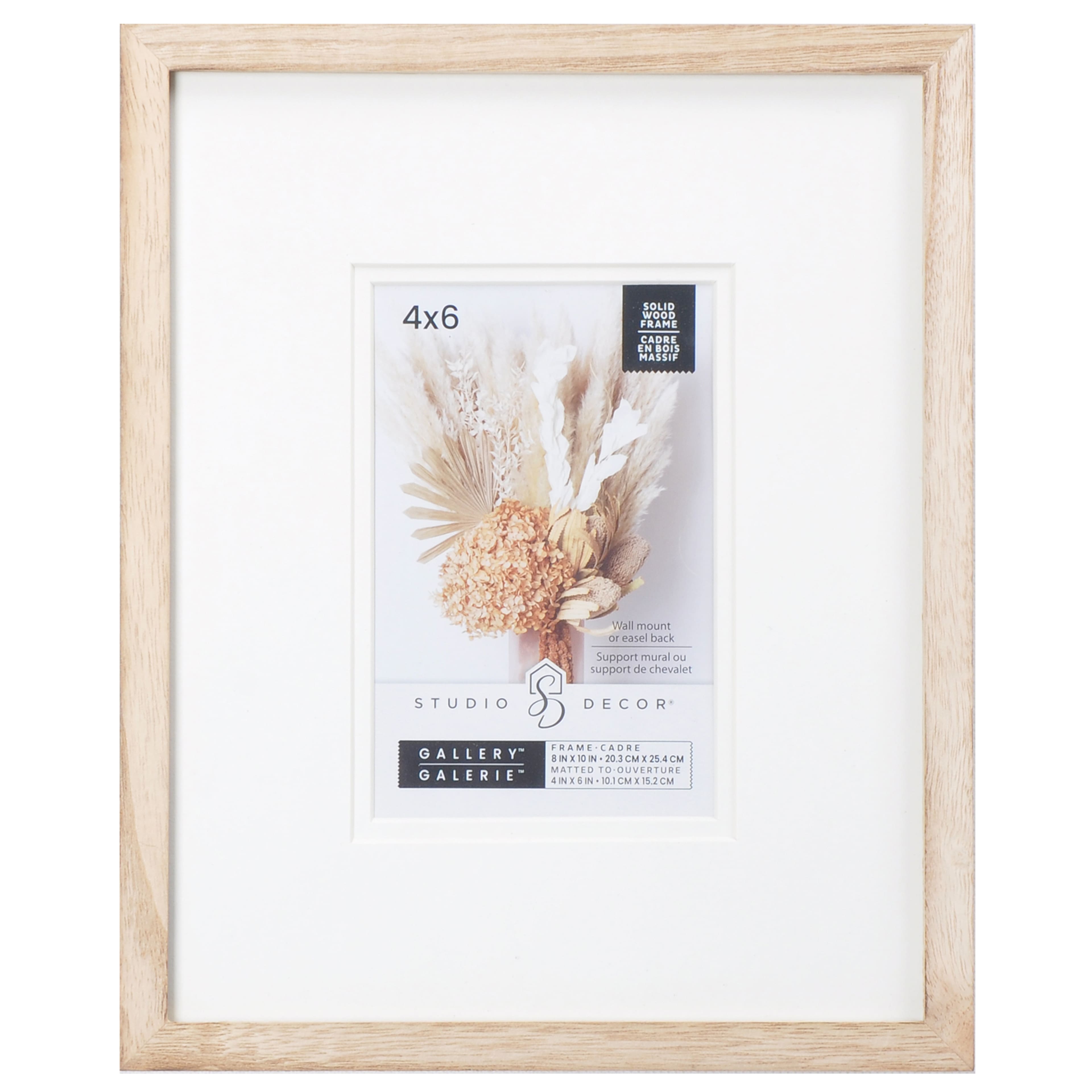 Gallery Natural Wood Frame with Mat by Studio Décor®