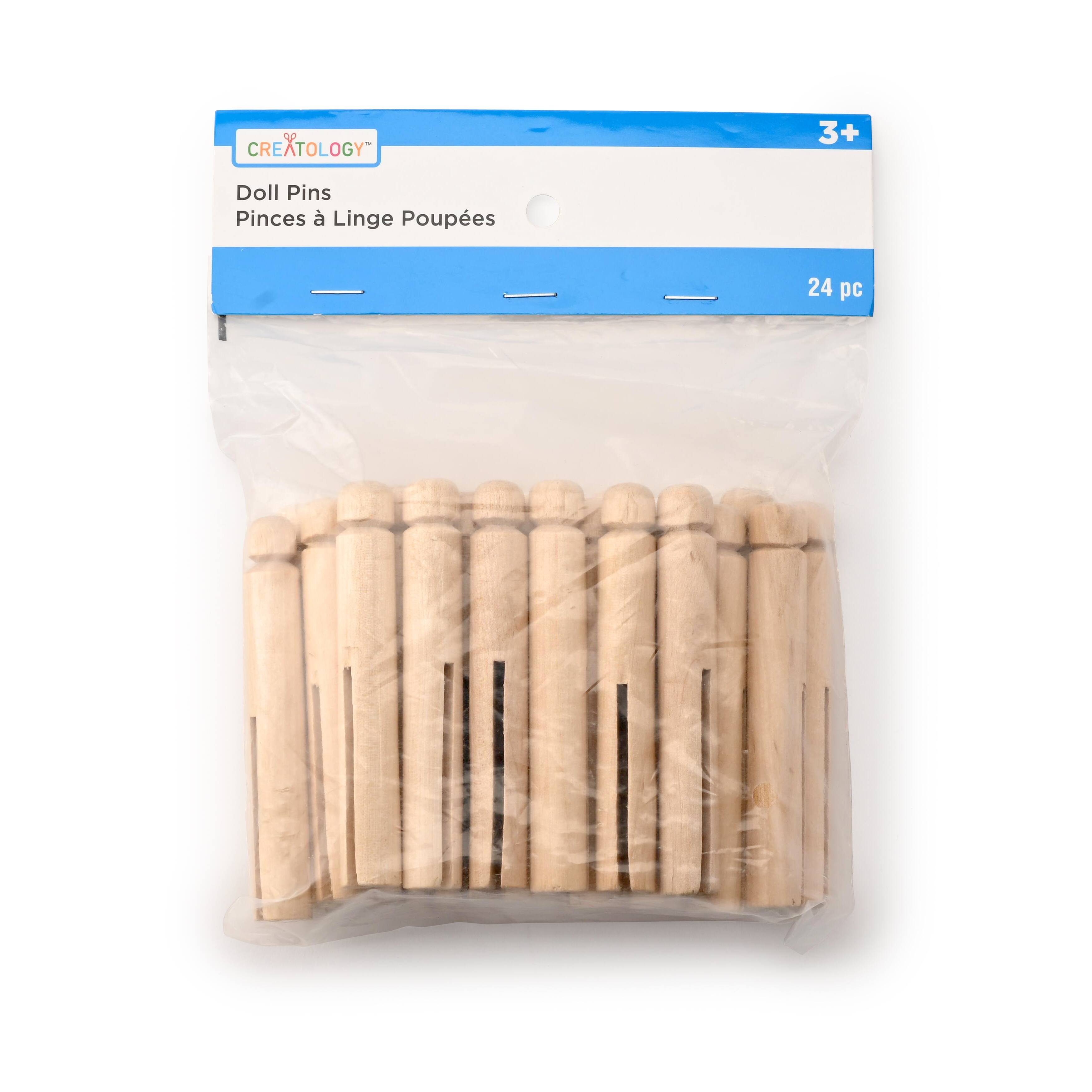 Creatology™ Wood Doll Pins