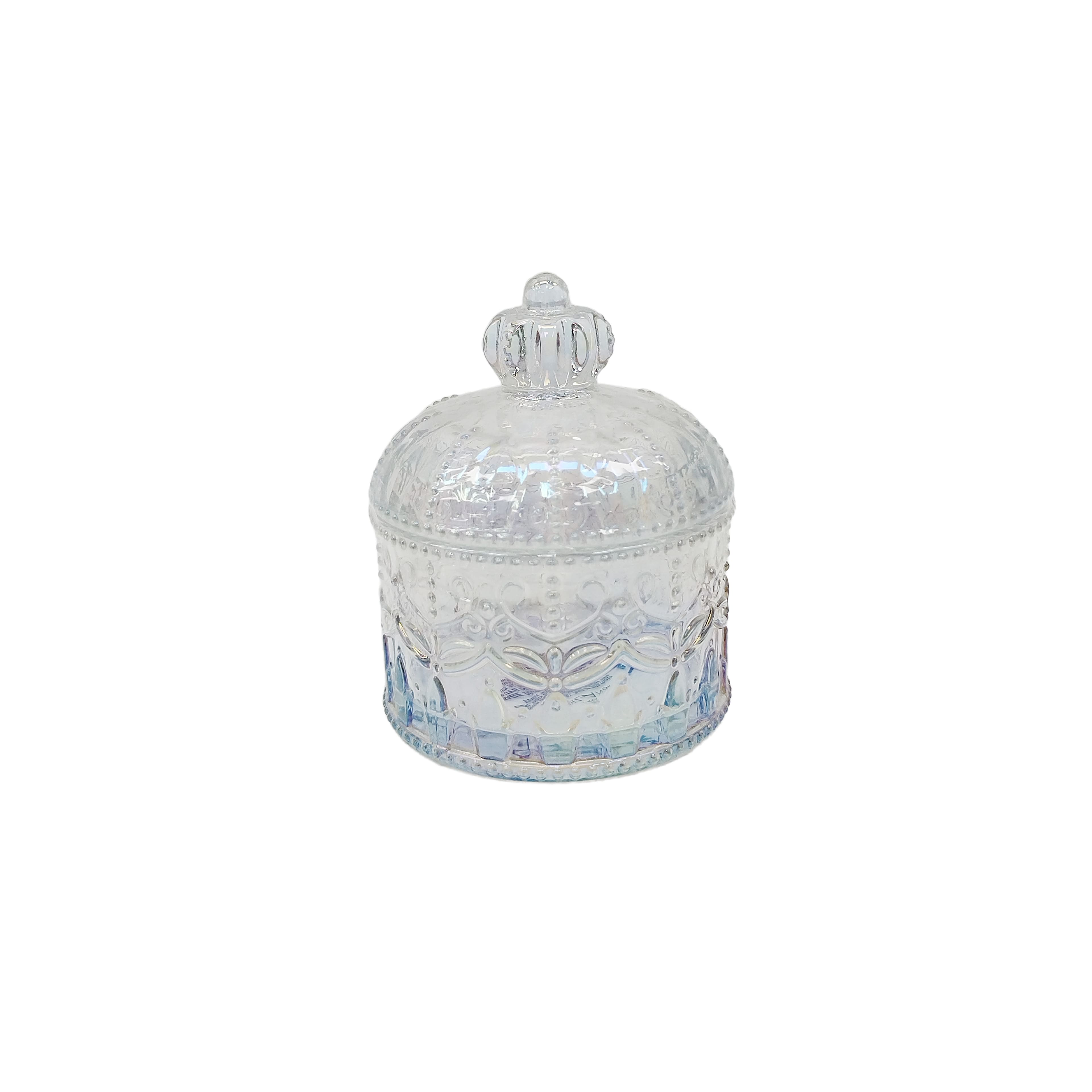 4.5&#x22; Iridescent Glass Trinket Box by Ashland&#xAE;