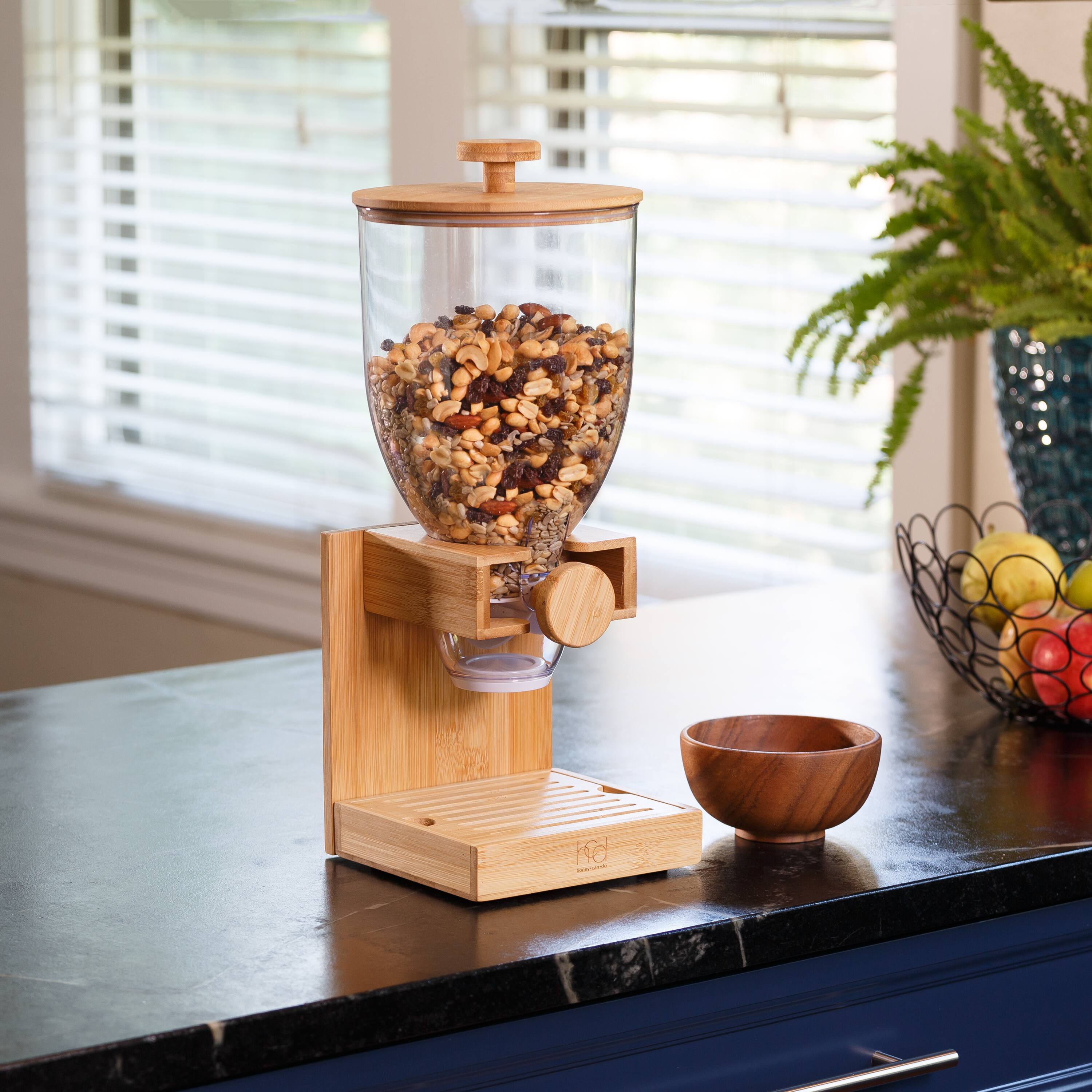 Natural Bamboo Cereal Dispenser