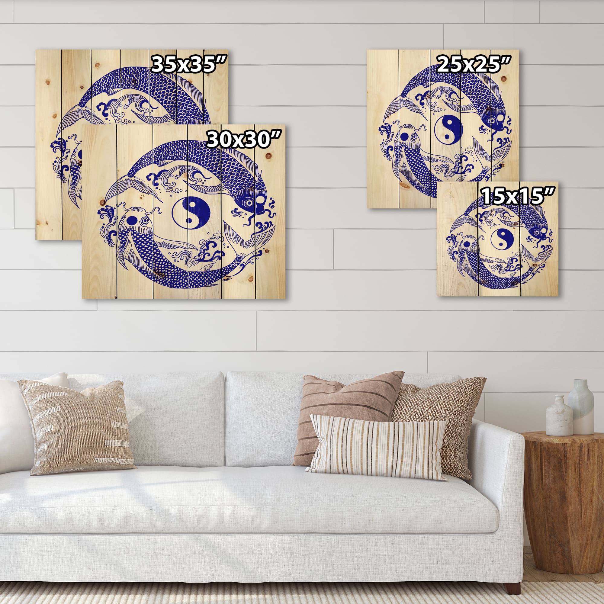 Designart - Chinoiserie Koi Fish II