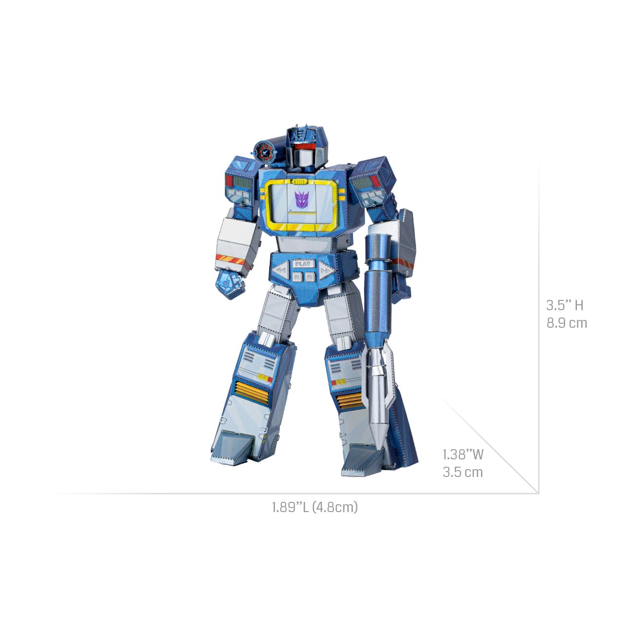 Metal Earth 3D Metal Model Kit - Transformers Color Soundwave